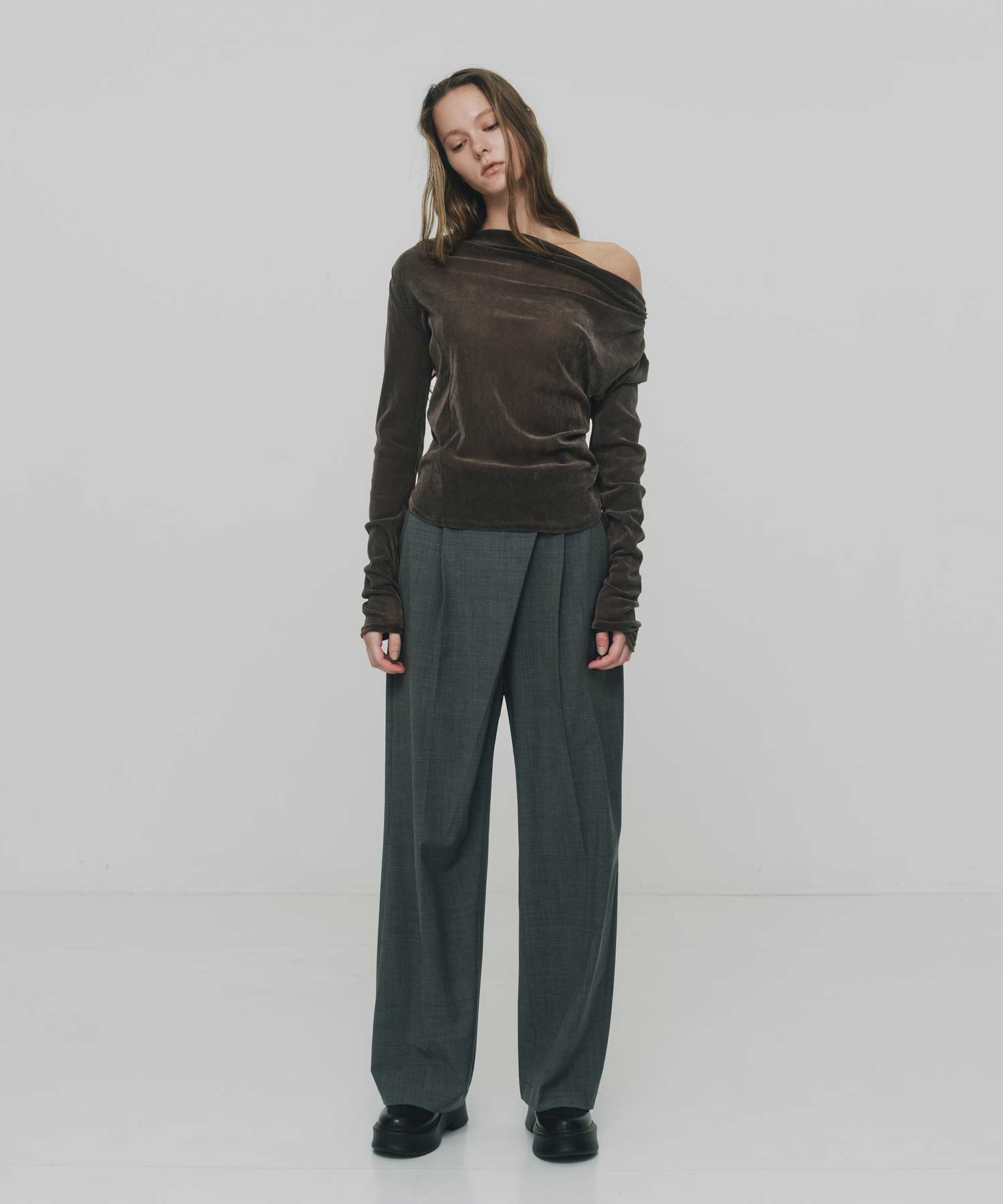 2way Sheer Velor Tops RITAN