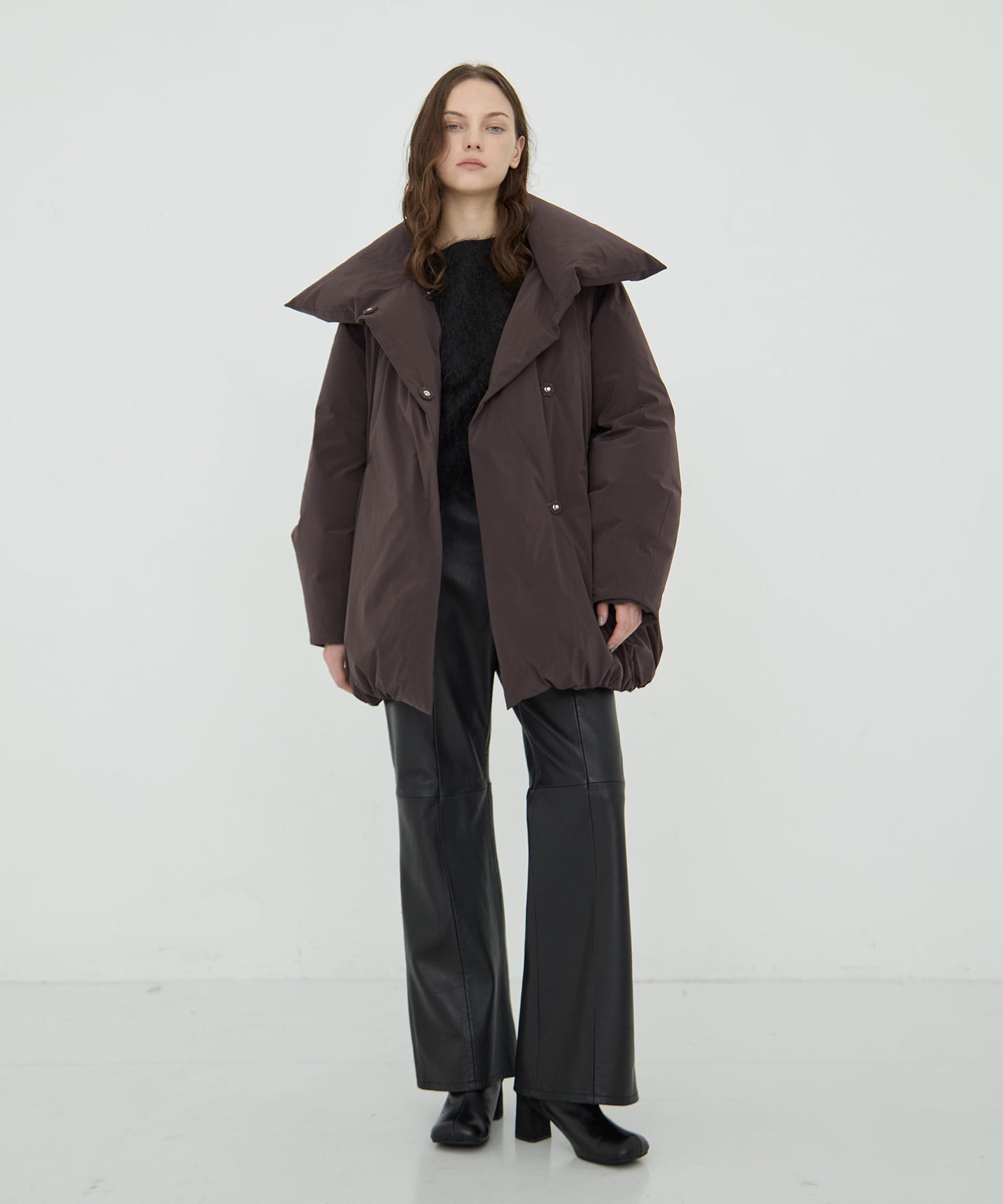 Lapel Down Coat RITAN