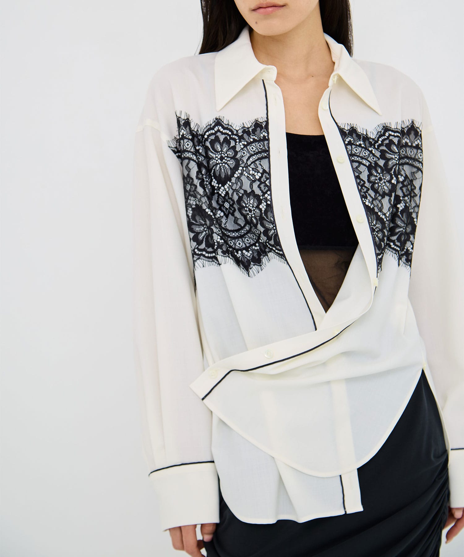 Noble Lace Combi  Shirt RITAN