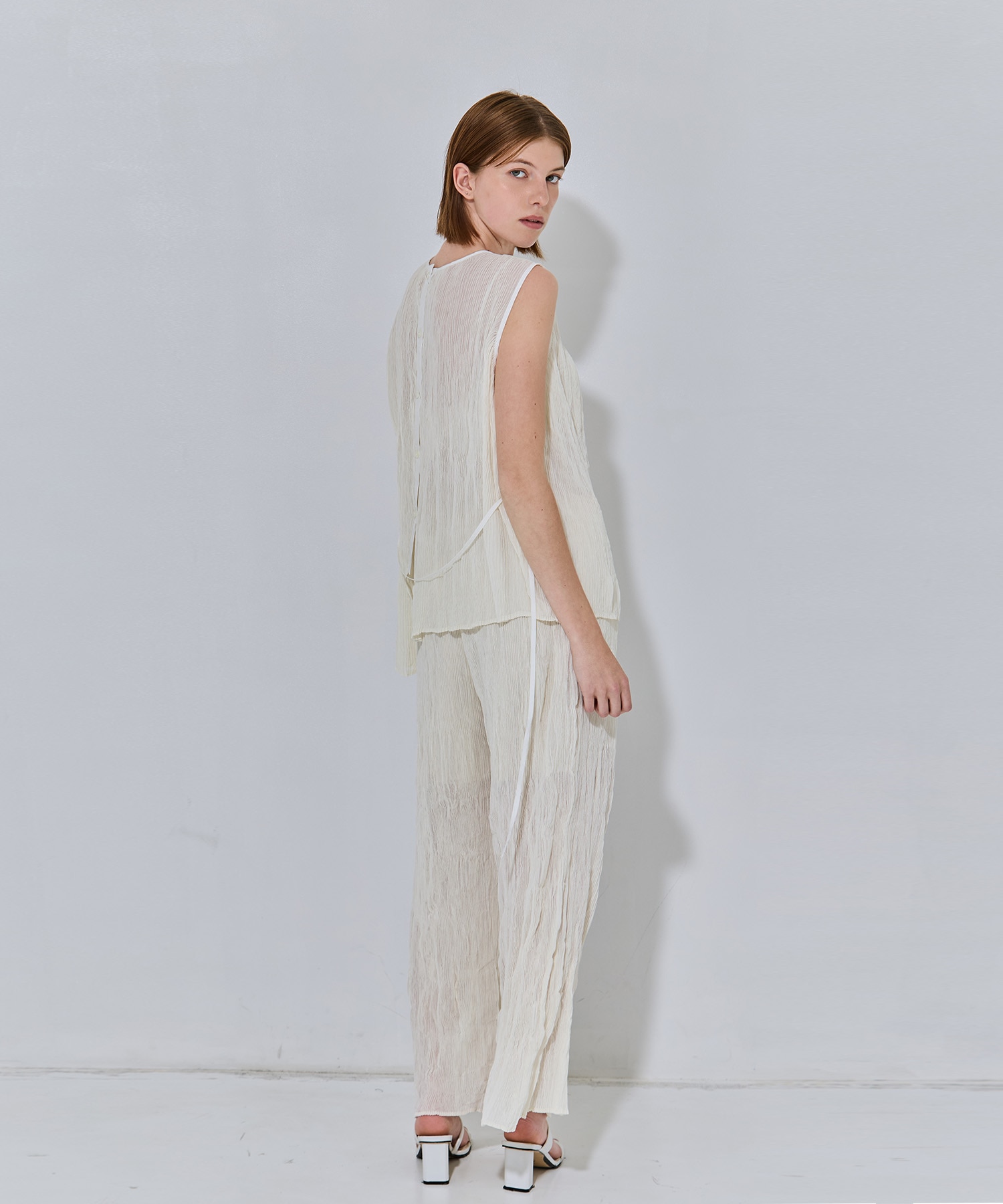 Airy Micro Pleats Pants RITAN
