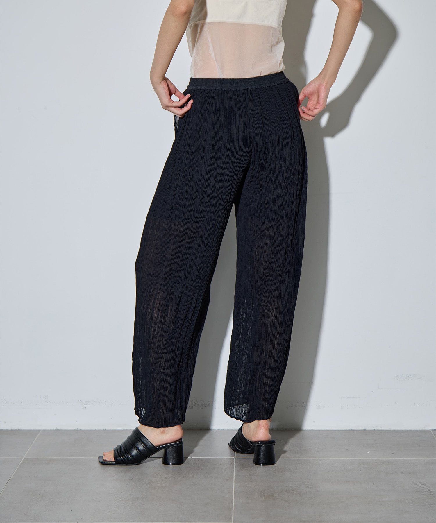 Airy Micro Pleats Pants RITAN