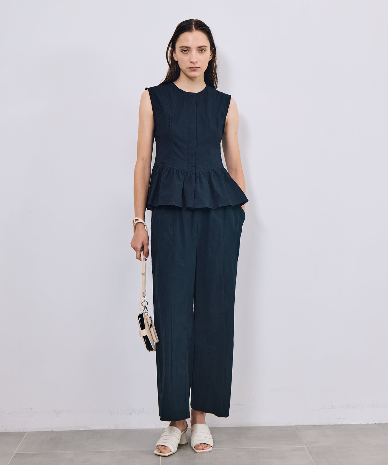 Peplum Cotton Vest RITAN