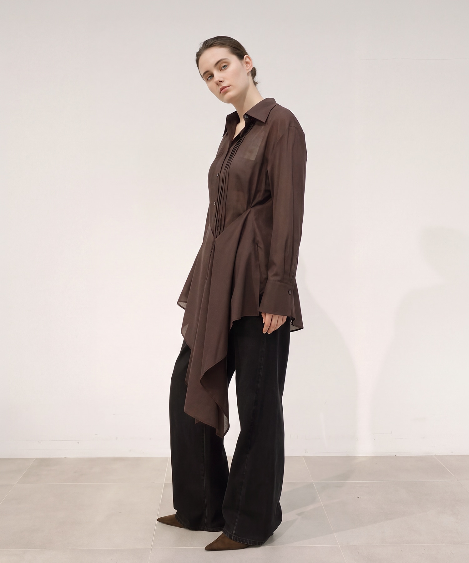 Waist-Tie Arrange Shirts RITAN