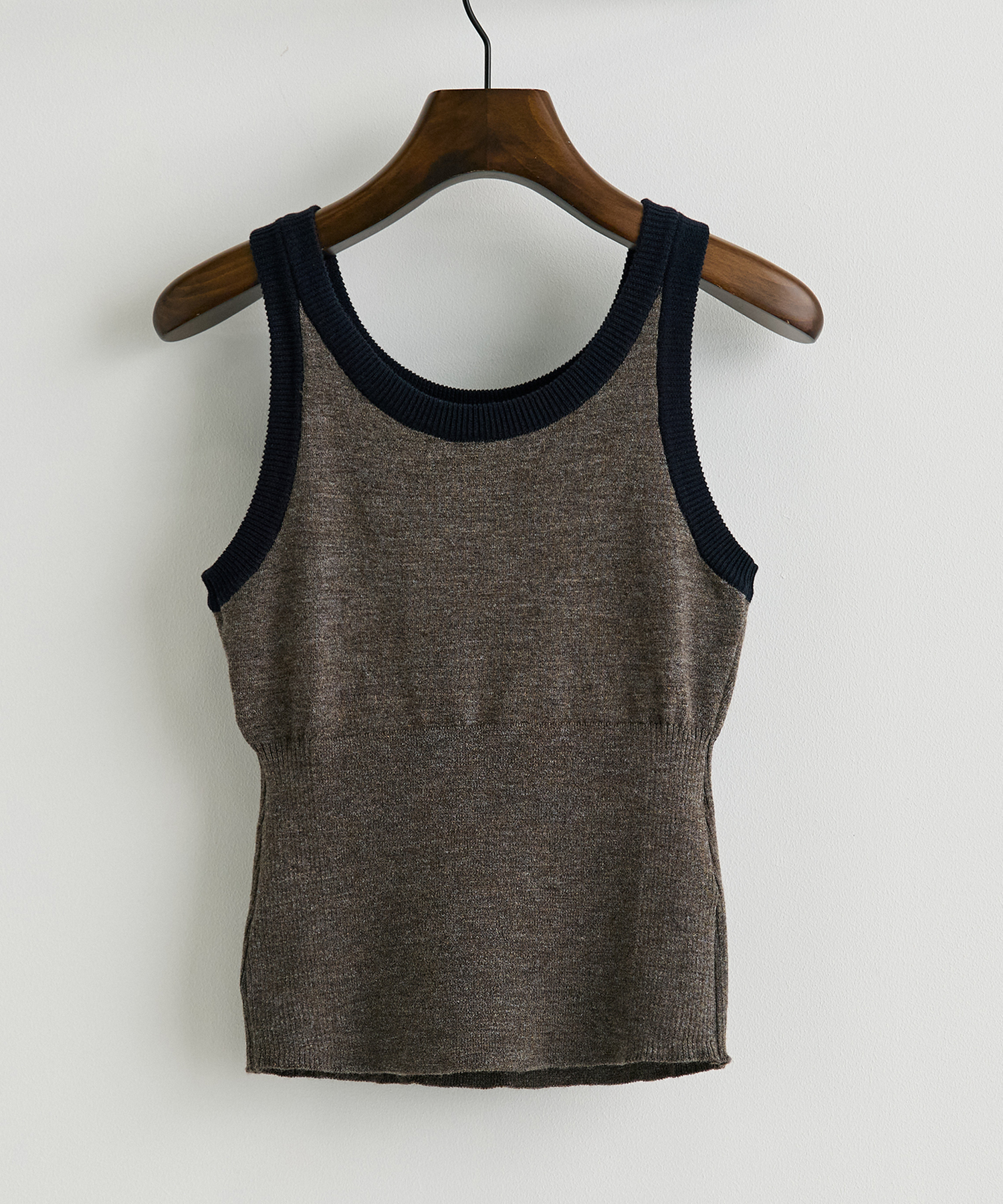 nakes Linen American Sleeve Rib Bra Tank RITAN