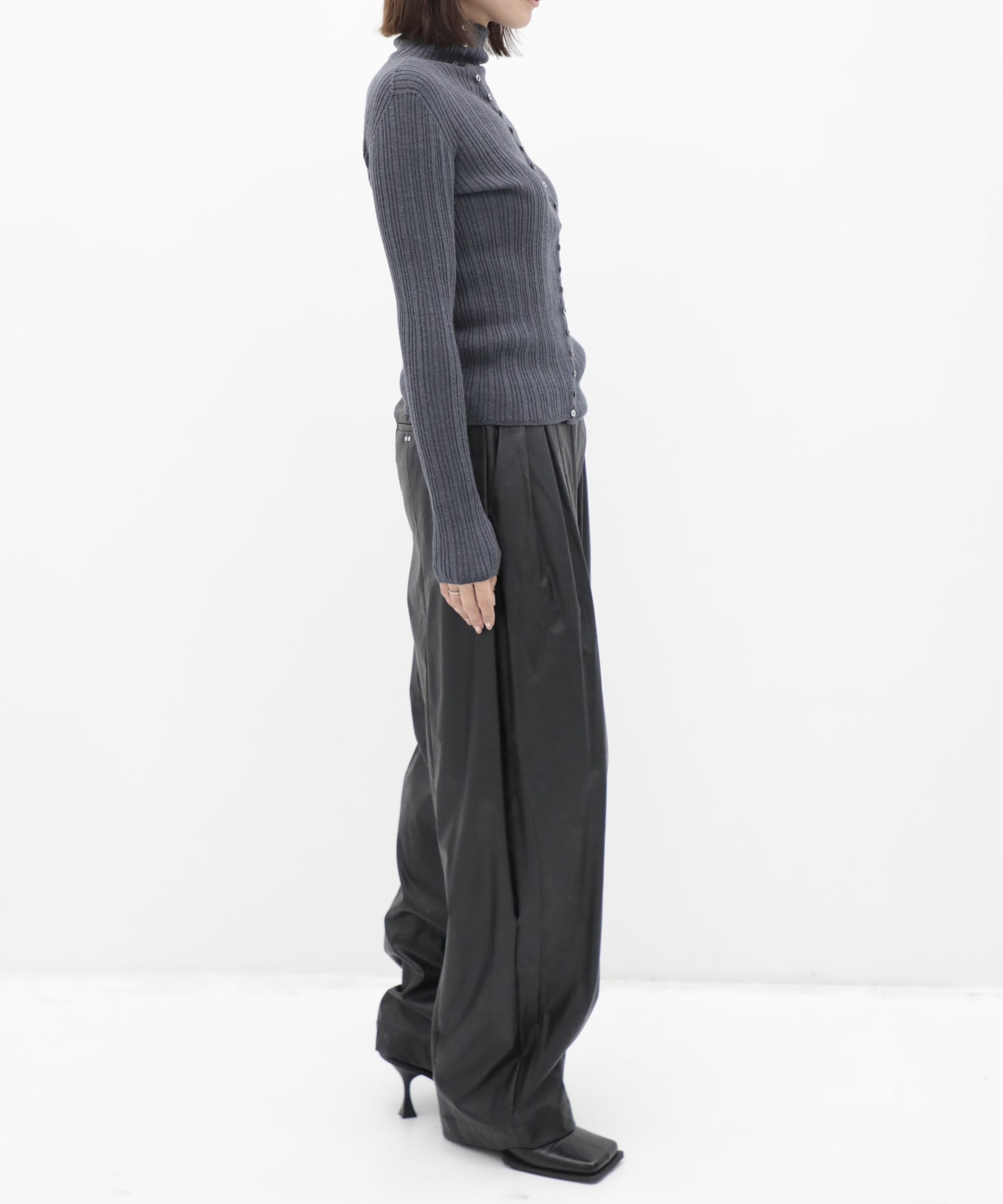 Cashmere Silk Arch Rib Knit RITAN