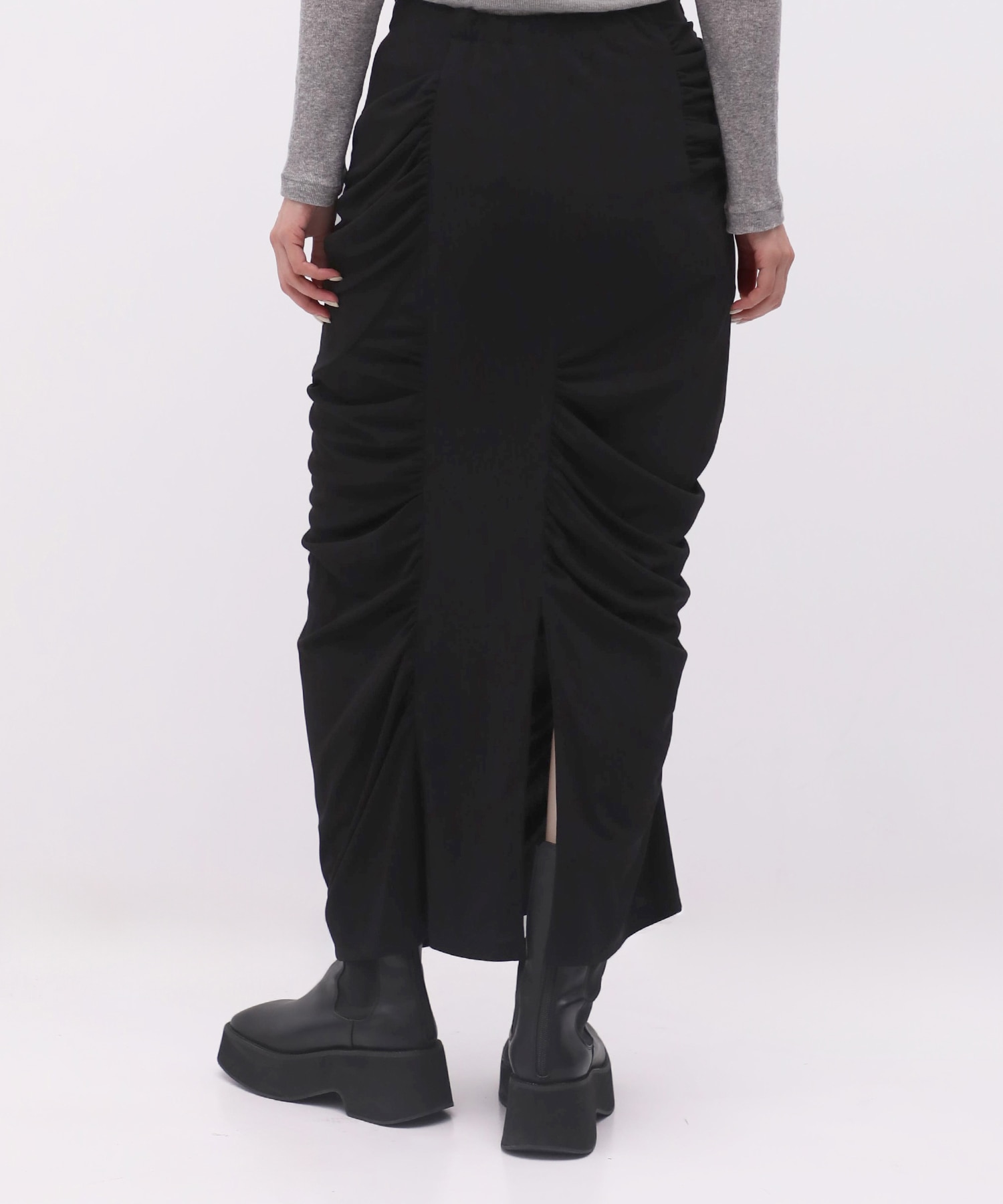Drape Smooth Skirt RITAN