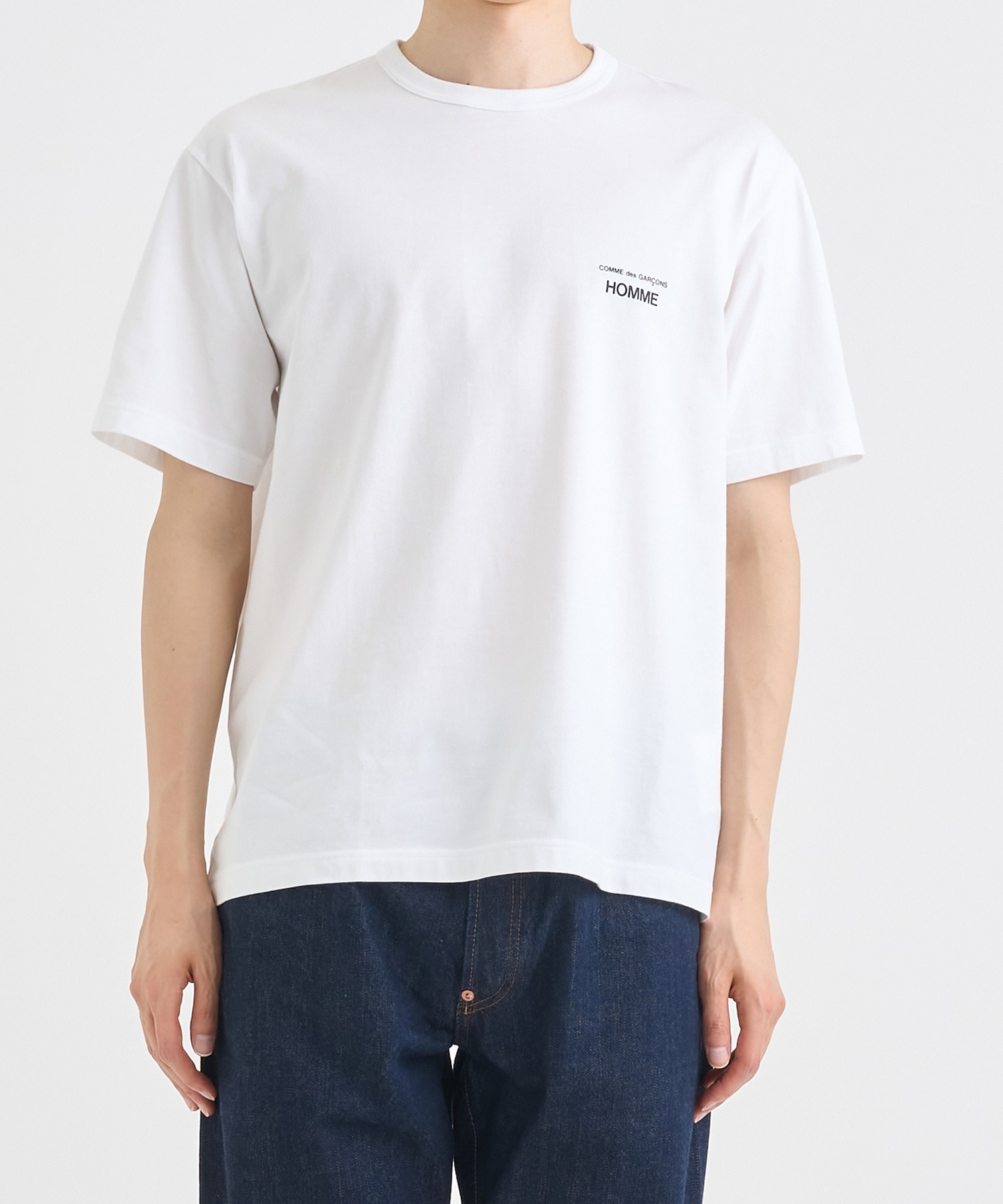 コムデギャルソンオム】HO-T101-051 S/S TEE(2 WHITE): COMME des