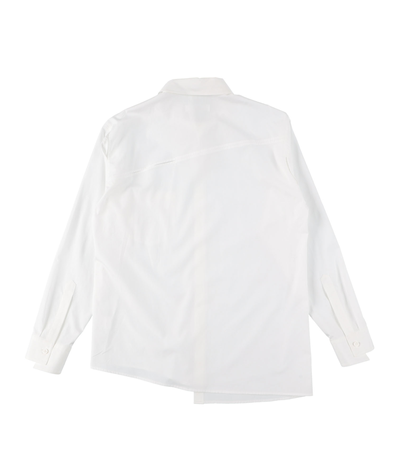 Slash stand collar shirts(S WHITE): sulvam: MEN｜THE TOKYO ONLINE