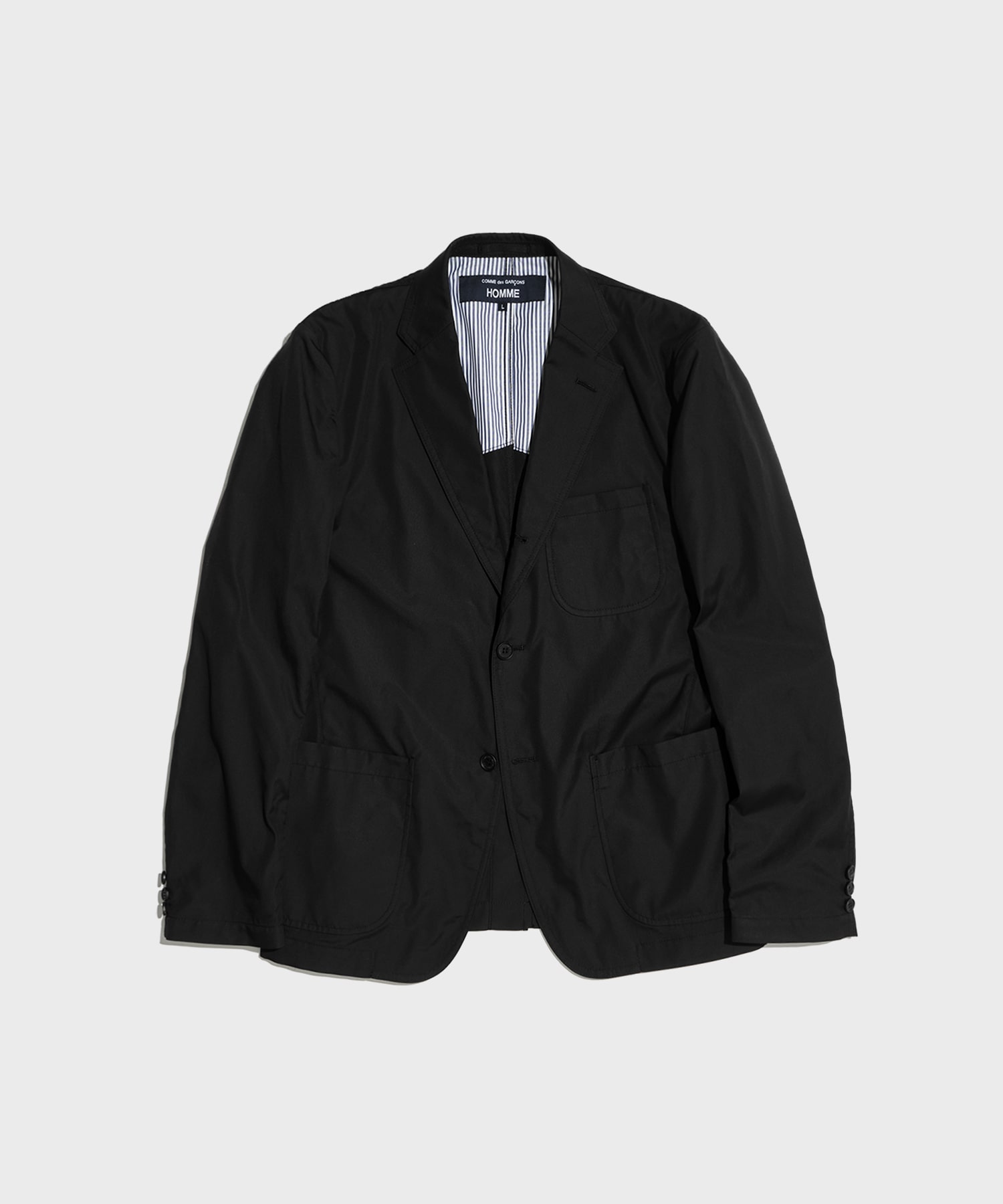 コムデギャルソンオム】綿ブロード 2B Jacket | コムデギャルソンオム