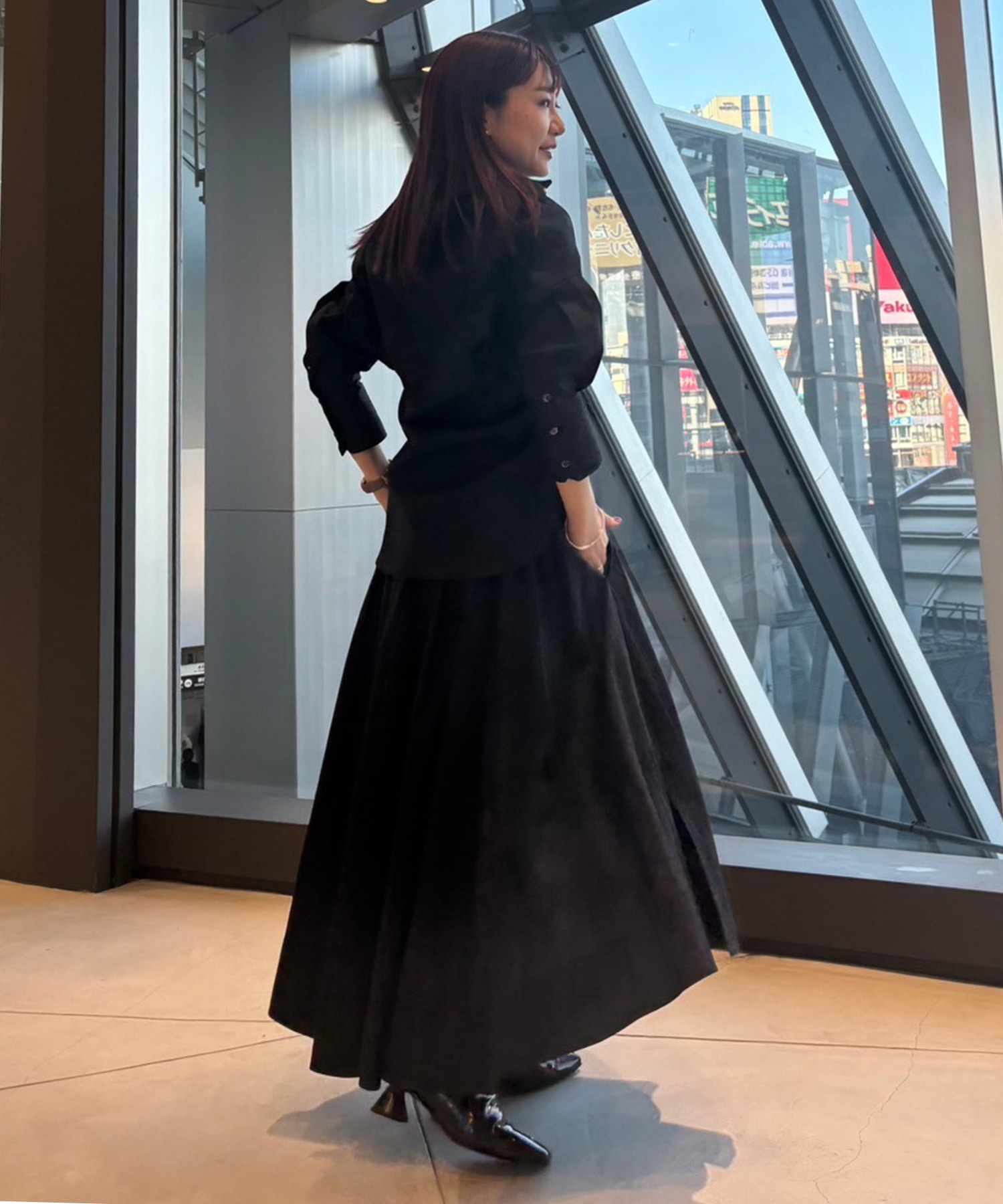 TUCK VOLUME SKIRT for THE TOKYO MADISONBLUE