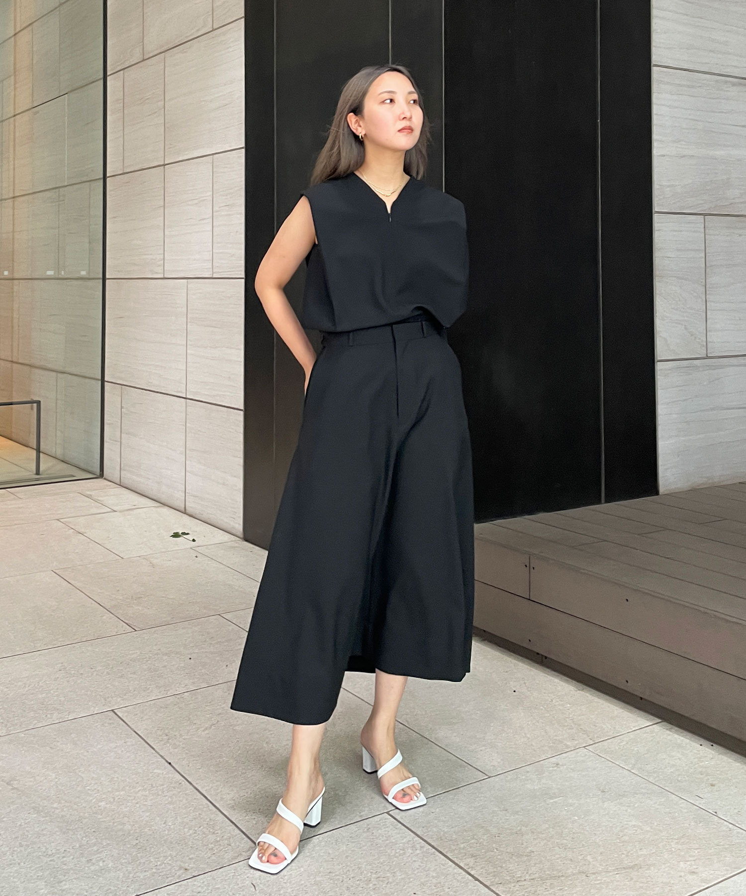 Light Washable Flare Skirt THE TOKYO