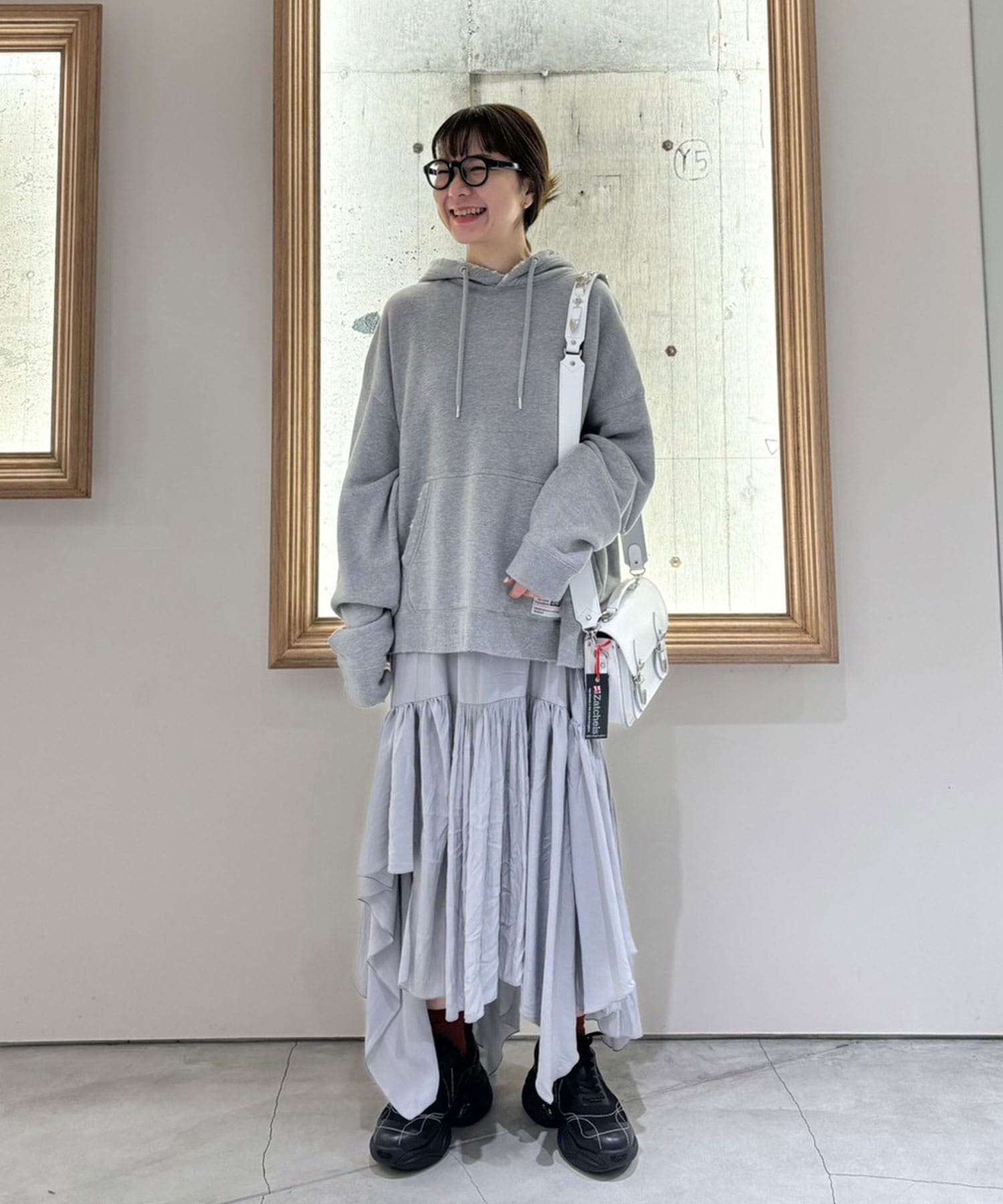 HOODIE Layered DRESS Maison MIHARA YASUHIRO