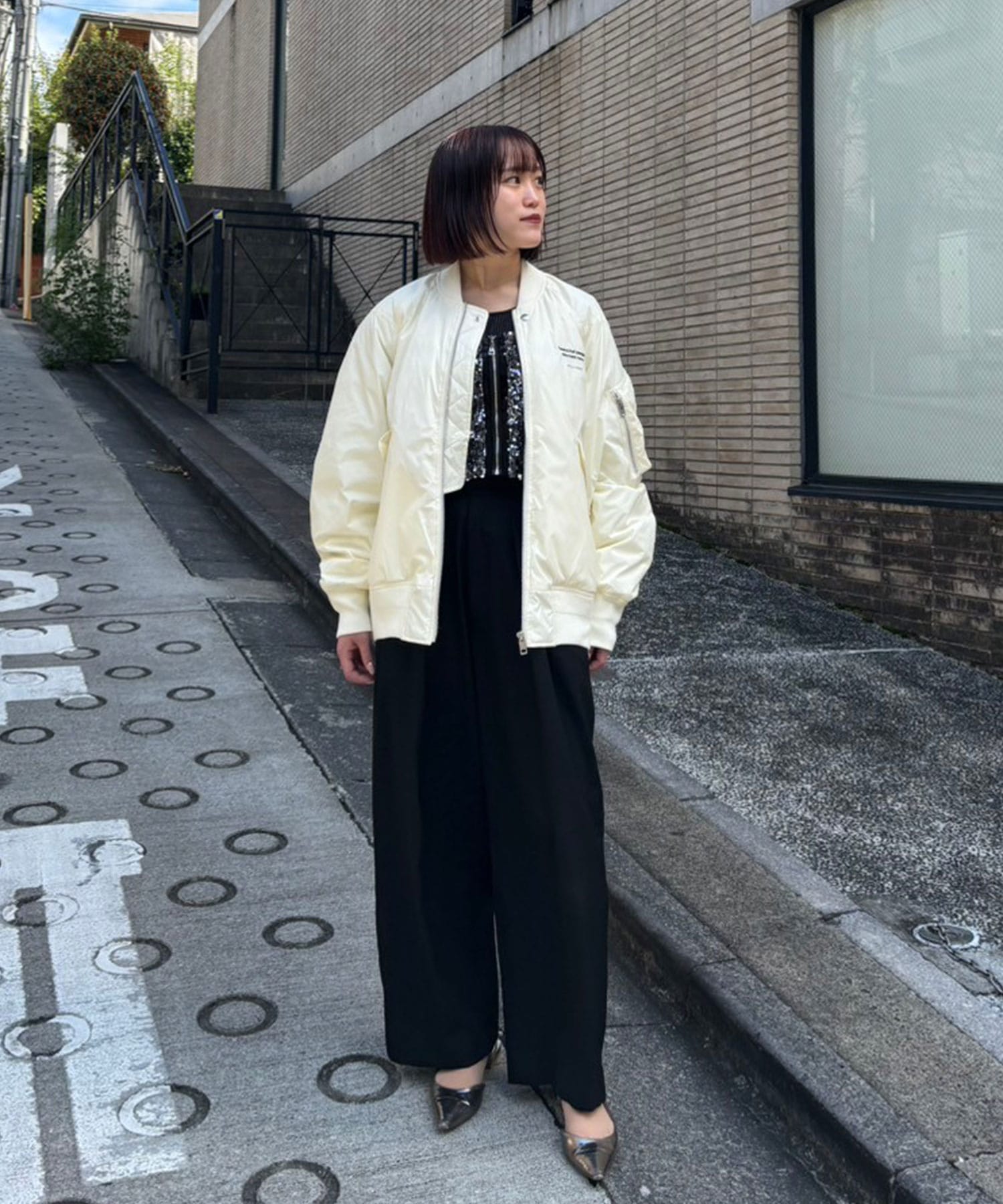 別注 PATTED MA-1 BLOUSON beautiful people