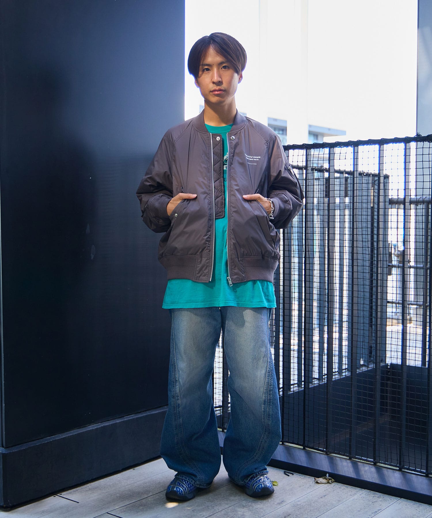 別注 PATTED MA-1 BLOUSON beautiful people