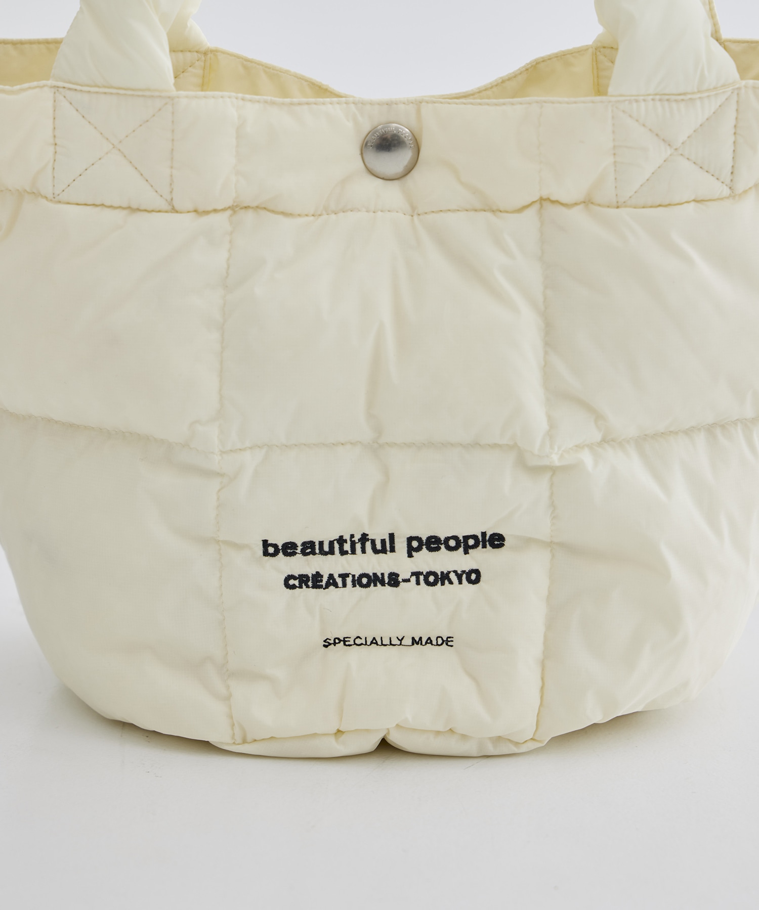 別注 DOWN MINI TOTE SHOULDER BAG(FREE ECRU): beautiful people: WOMENS｜THE  TOKYO ONLINE STORE