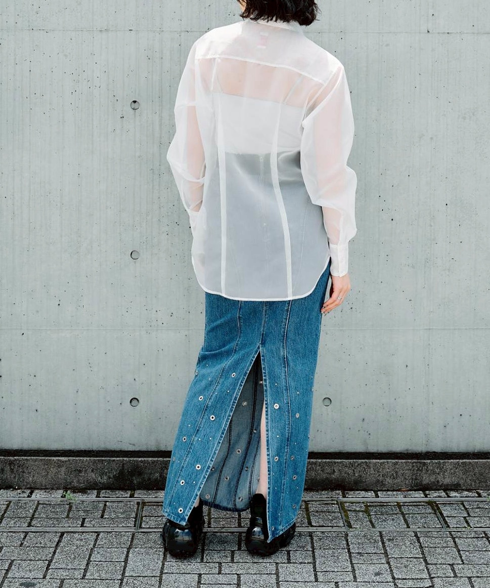 Sheer Over Shirt RITAN