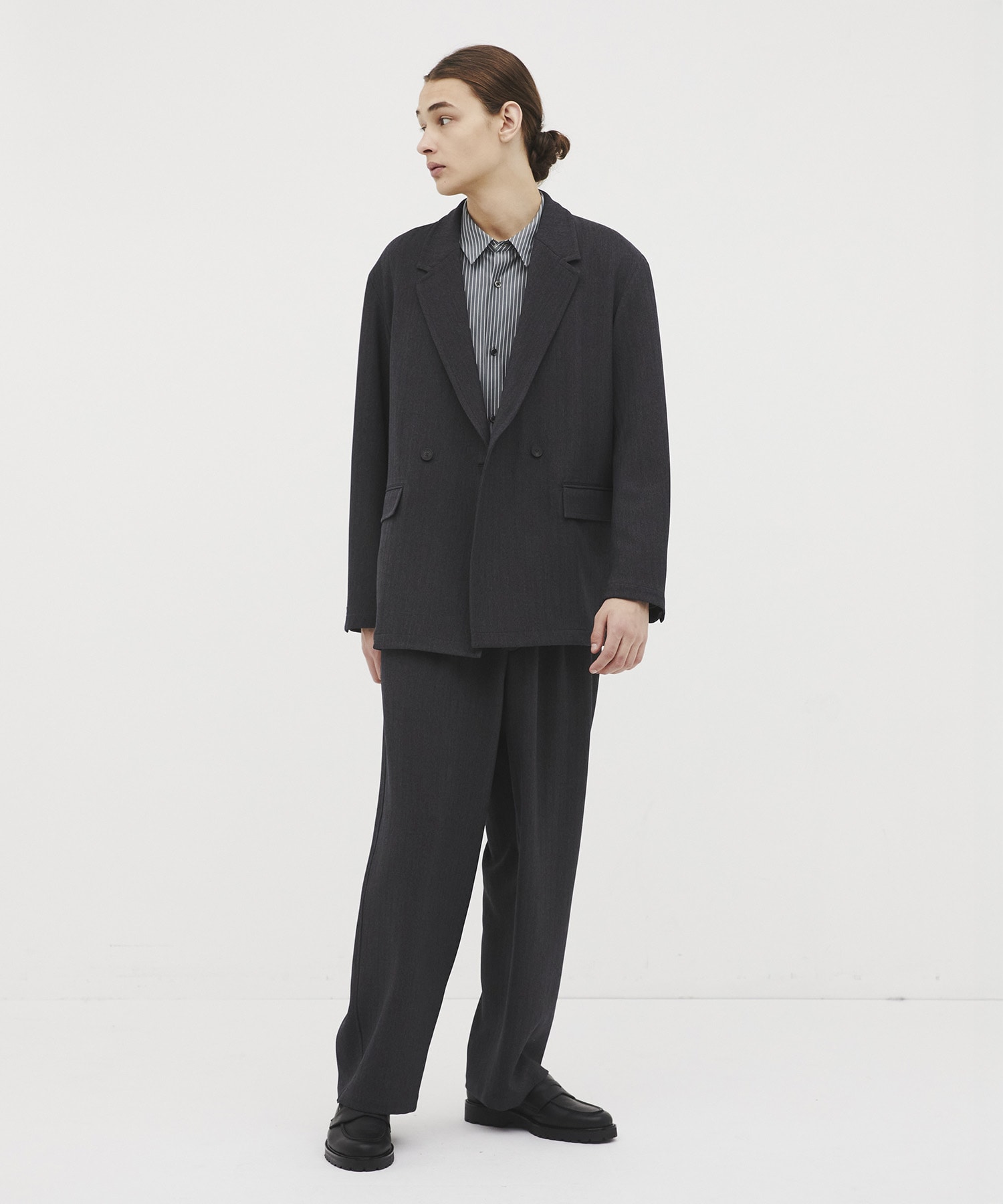 Mix herringbone ワイドパンツ CITY TOKYO