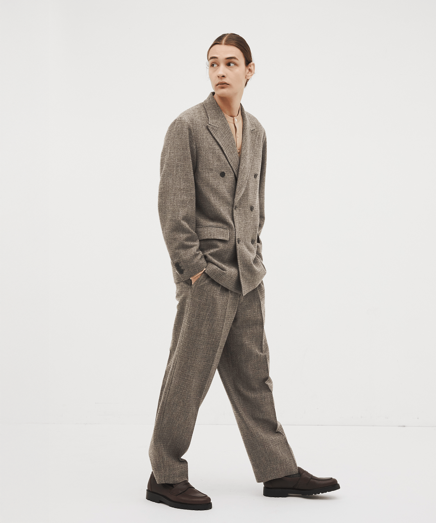 Giolica tweed ダブルブレザー CITY TOKYO