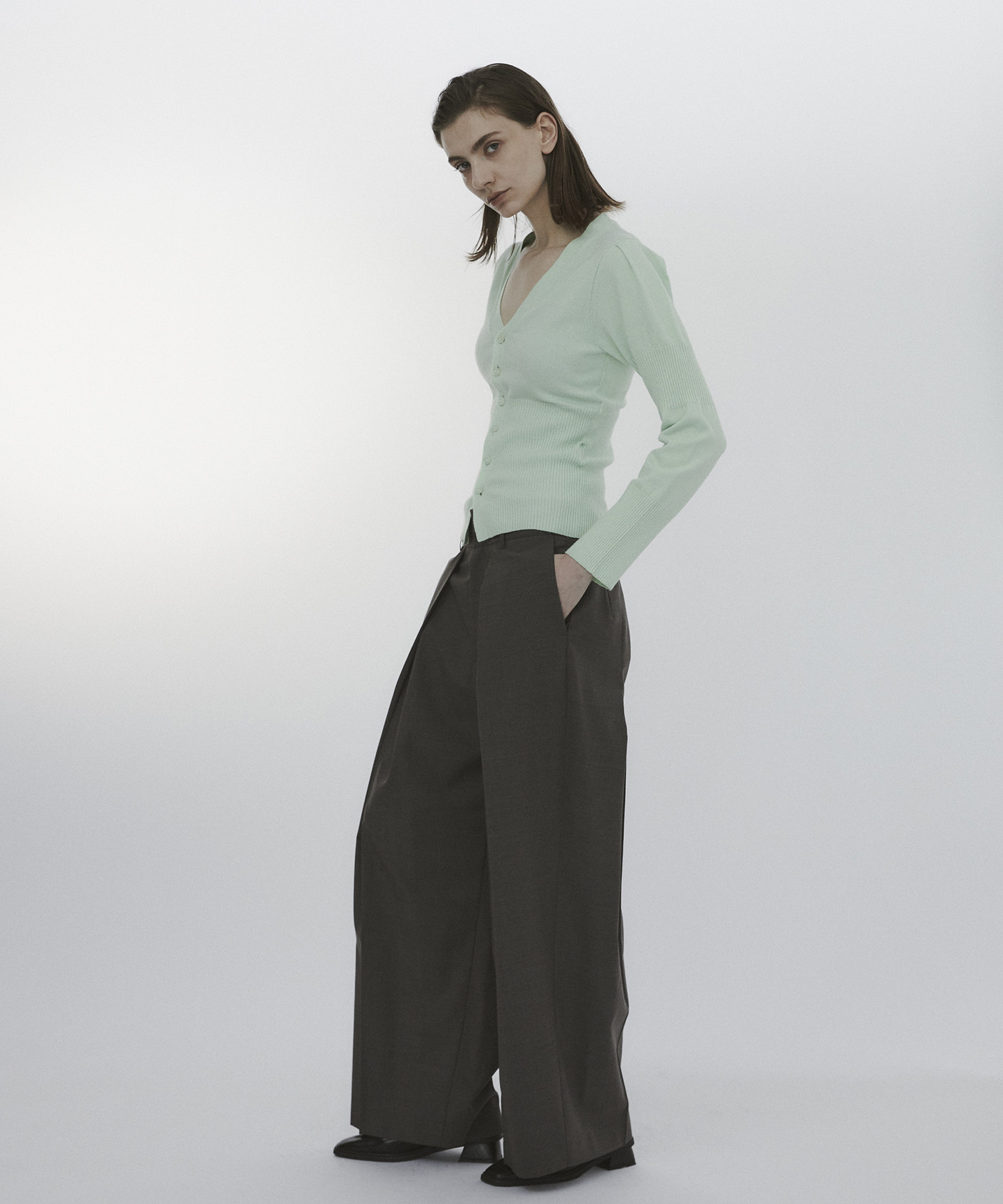 Wave Sleeve Cardigan CITY TOKYO