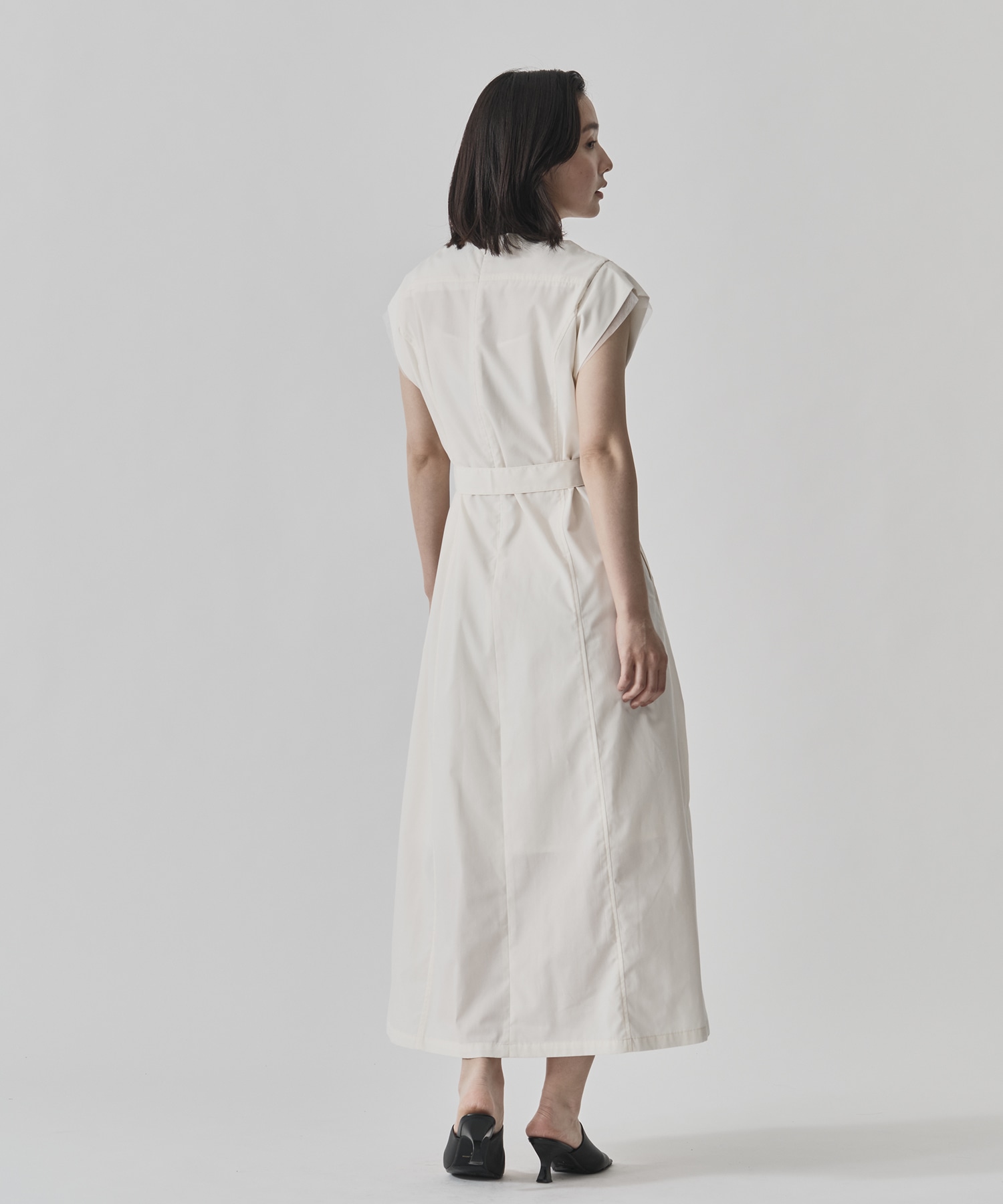 Chambray Belted Dress CITY TOKYO
