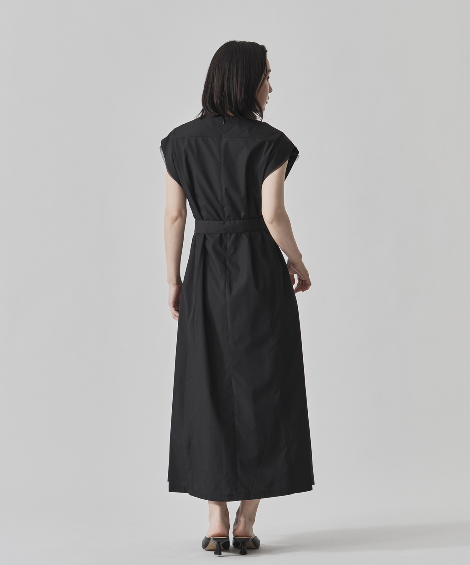 Chambray Belted Dress CITY TOKYO