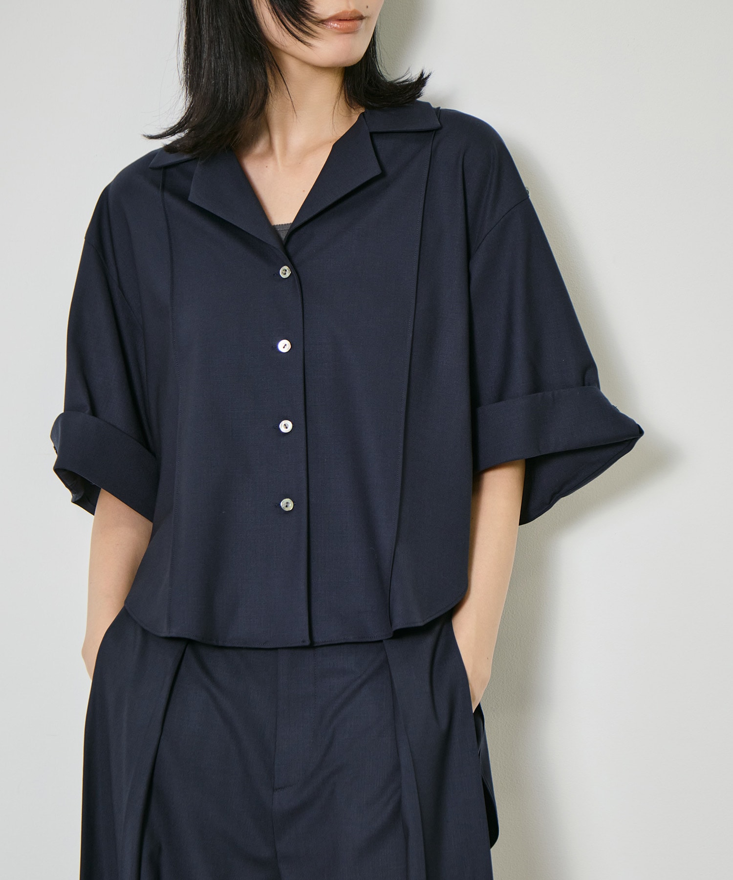 Super120 Tropical Shirt CITY TOKYO