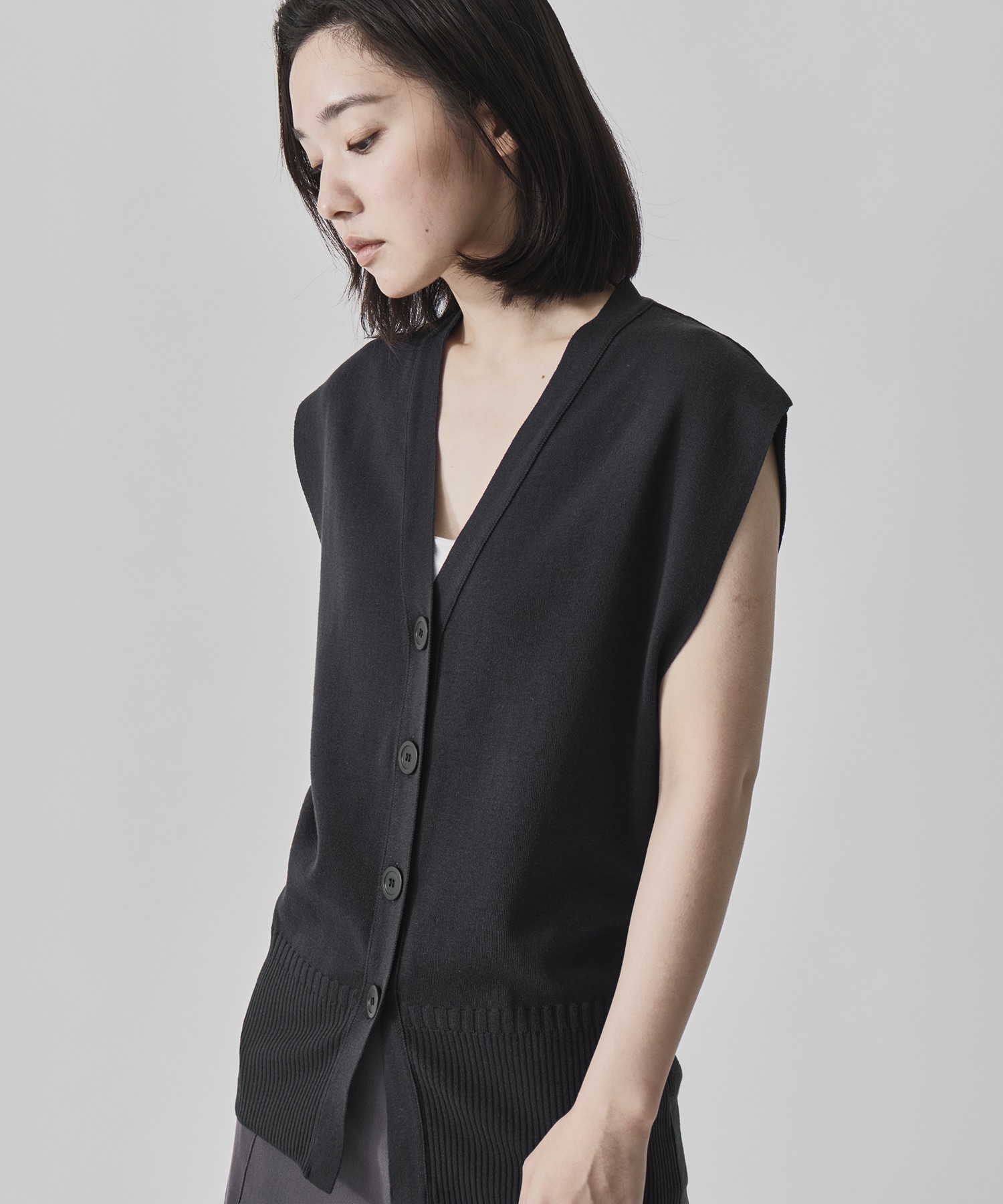 Silk Knit Vest CITY TOKYO