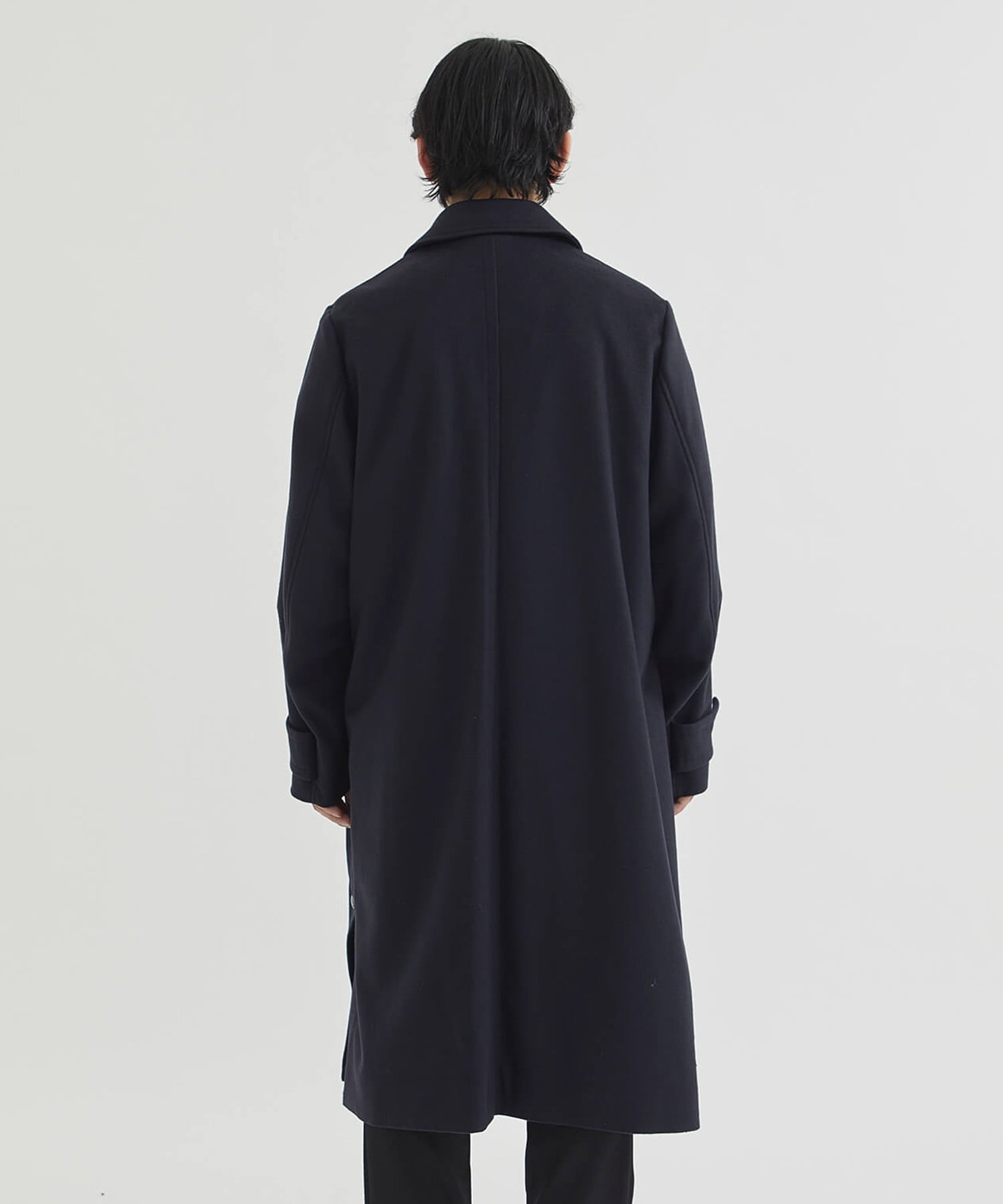Melton Bal Collar Coat THE PERMANENT EYE