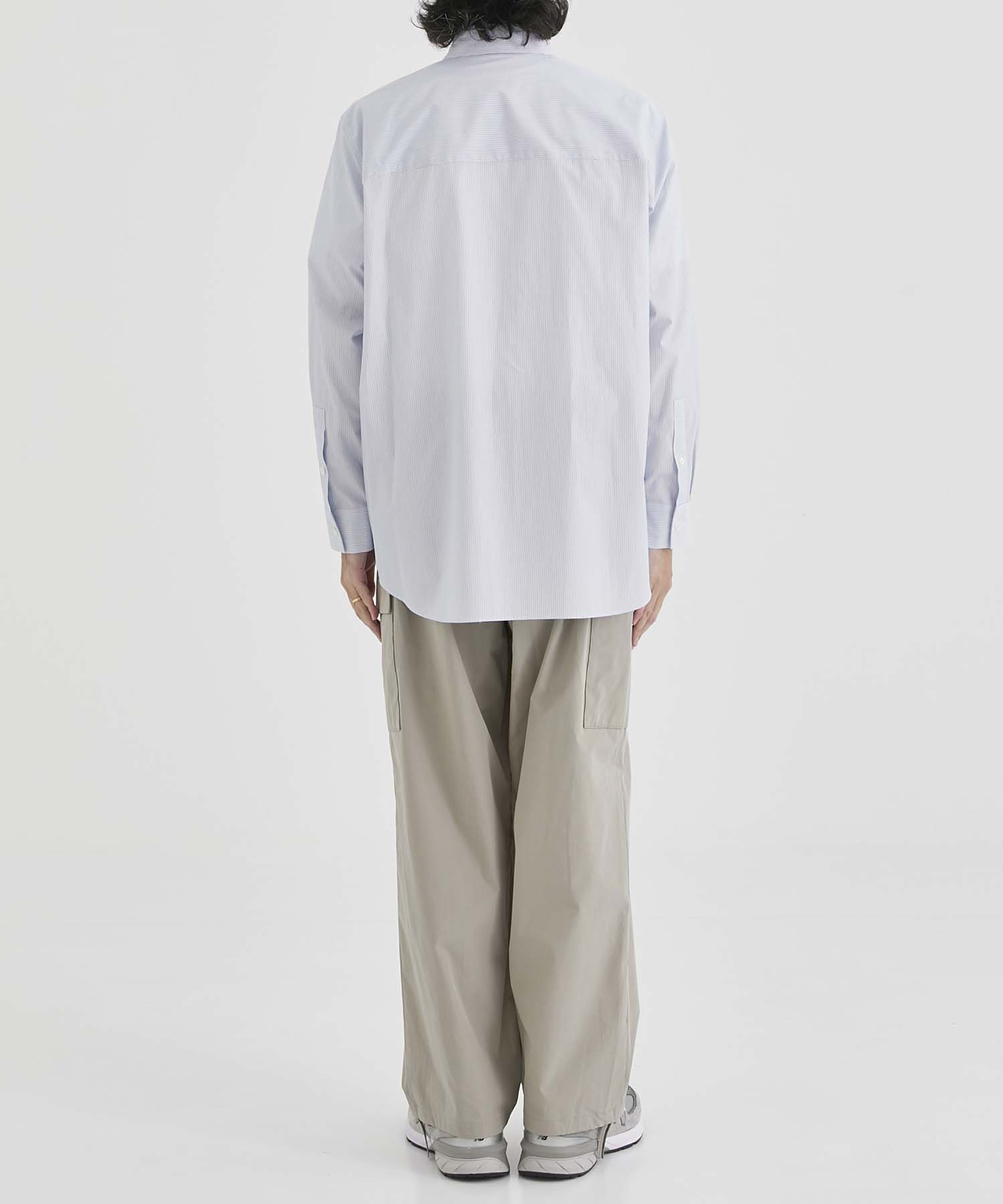 GIZA STRIPE STANDARD SHIRT(2 STRIPE): ATON: MEN｜THE TOKYO ONLINE