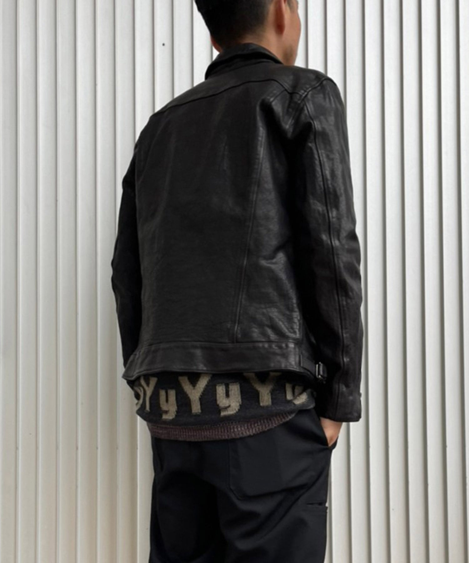 HG-Y30-702 LEATHER S RIDERS Yohji Yamamoto