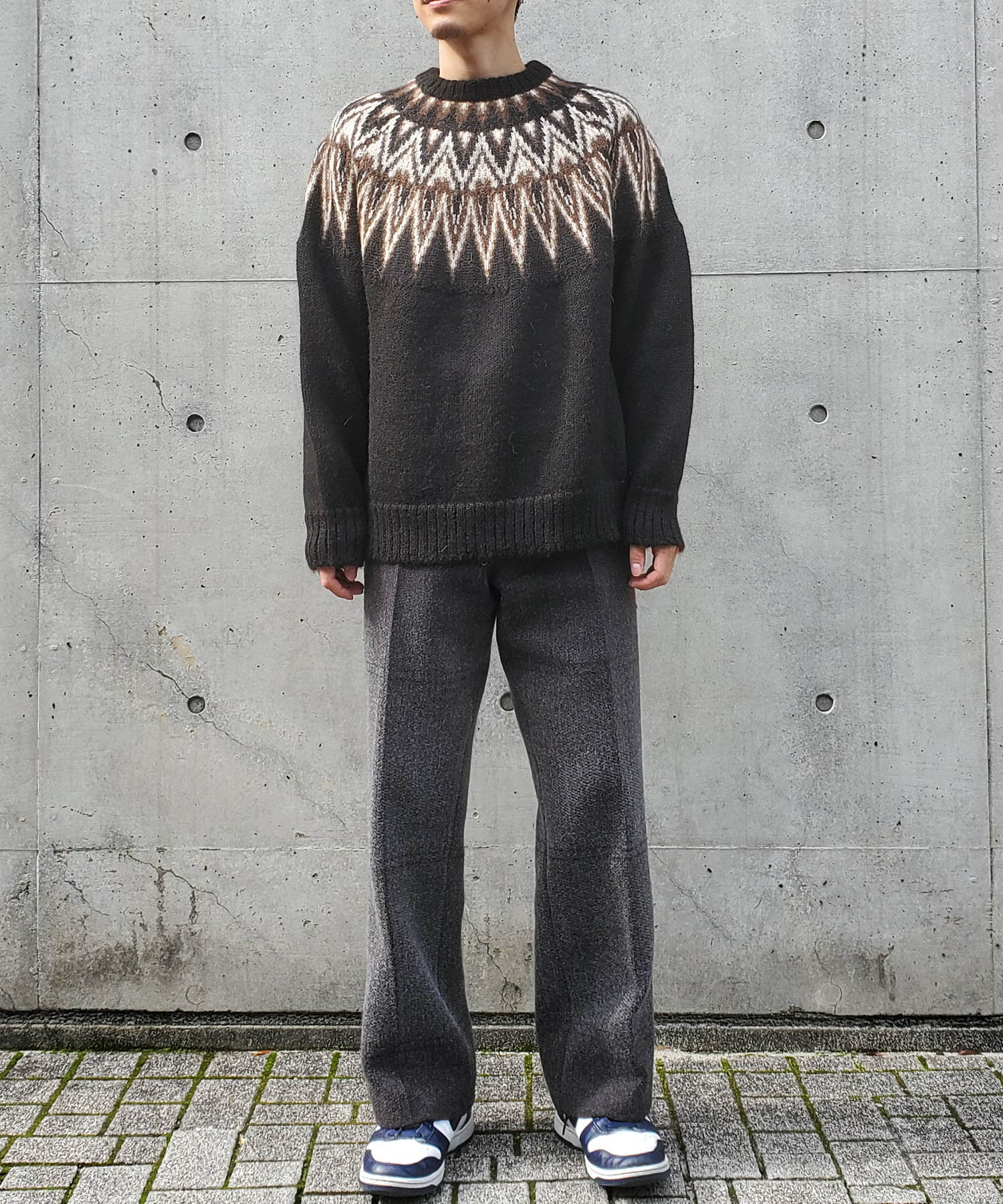 NORDIC SWEATER(1 BLACK): MARKAWARE: MEN｜THE TOKYO ONLINE STORE