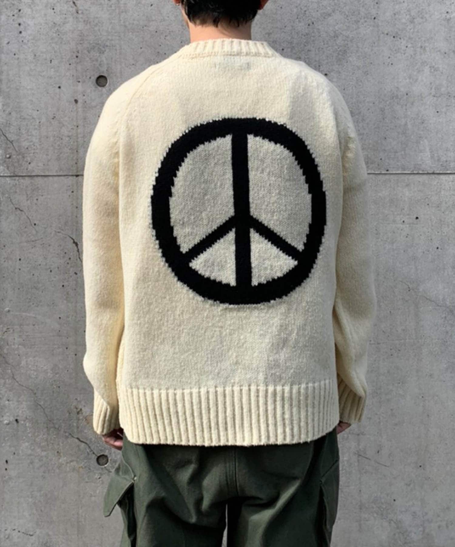 Peace Symbol Knit(1 OFF WHITE): BED J.W. FORD: MEN｜THE TOKYO