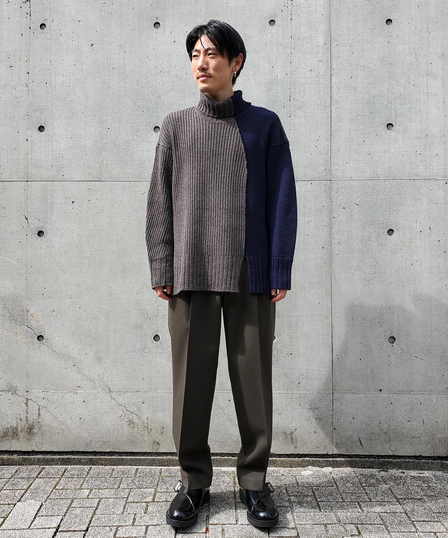 Turtle Neck Knit UJOH HOMME