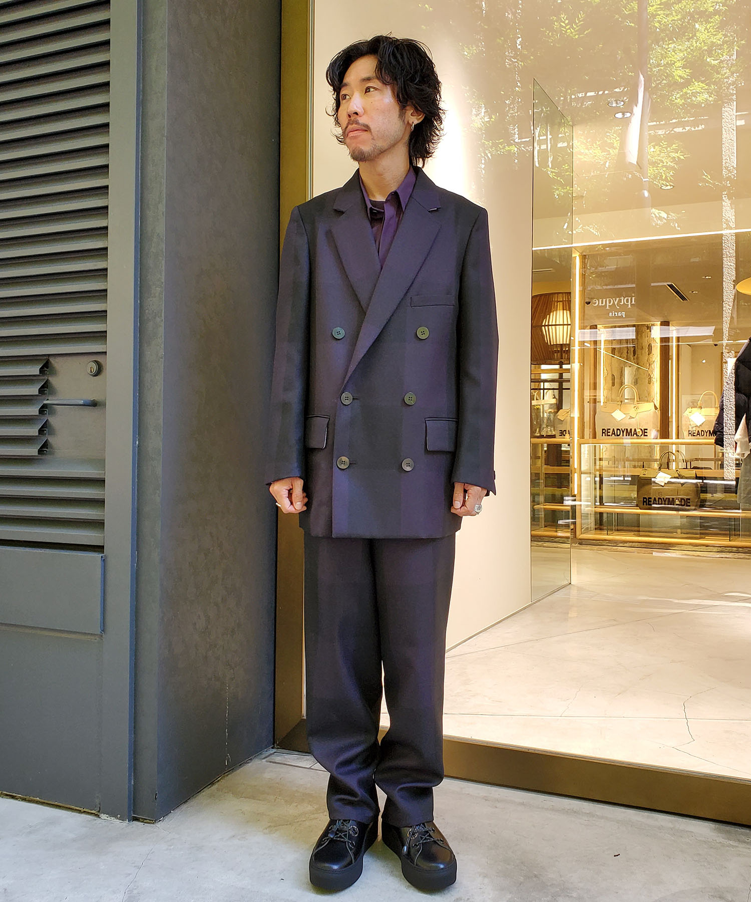 工場直送工場直送OVERCOAT オーバーコート TUCKED TROUSER SIZE 2