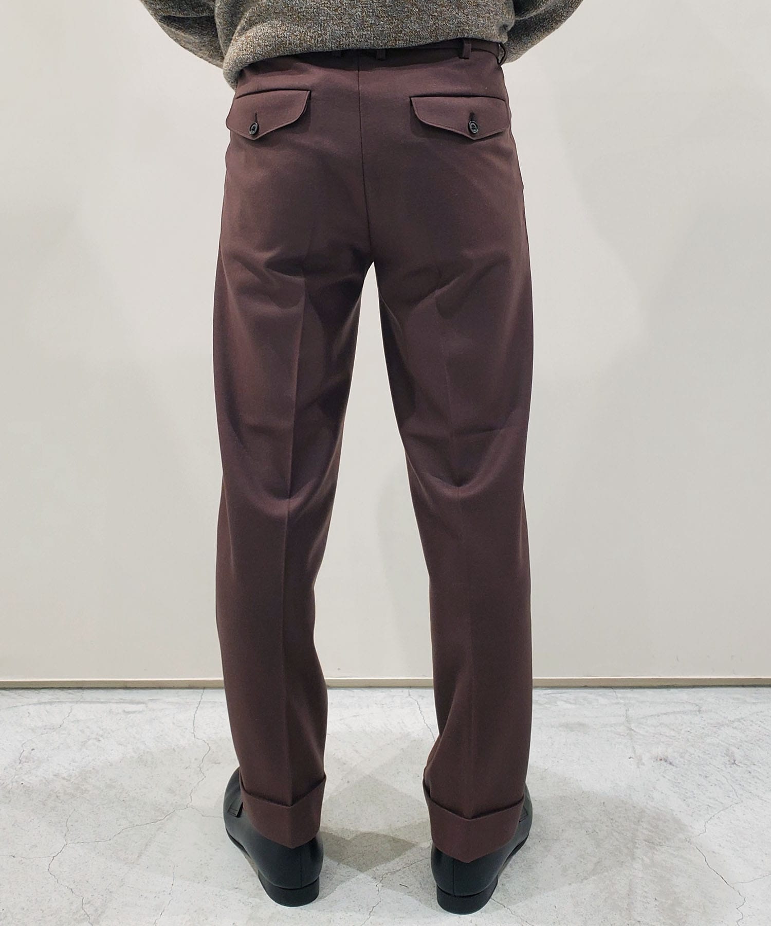 FLAT TAPERED TROUSERS MARKAWARE