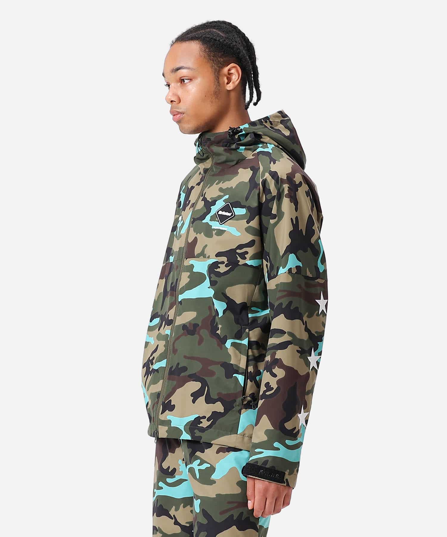 F.C.Real Bristol CAMOUFLAGE TEAM JACKET XLサイズ ブラック-