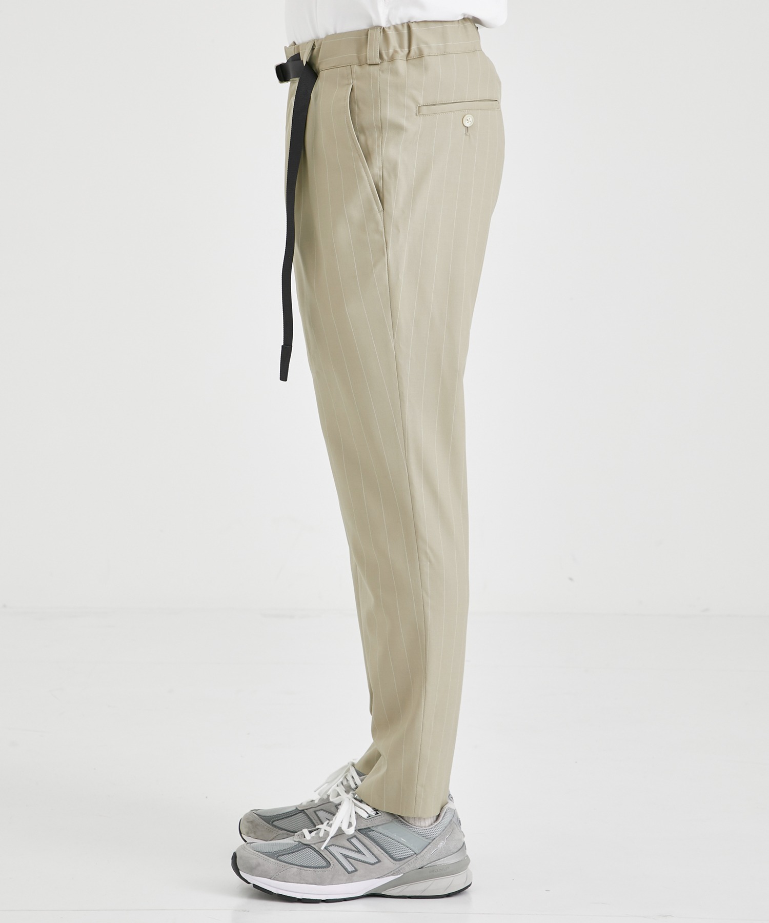 Tape Belt Slim Tapered Pants UJOH HOMME