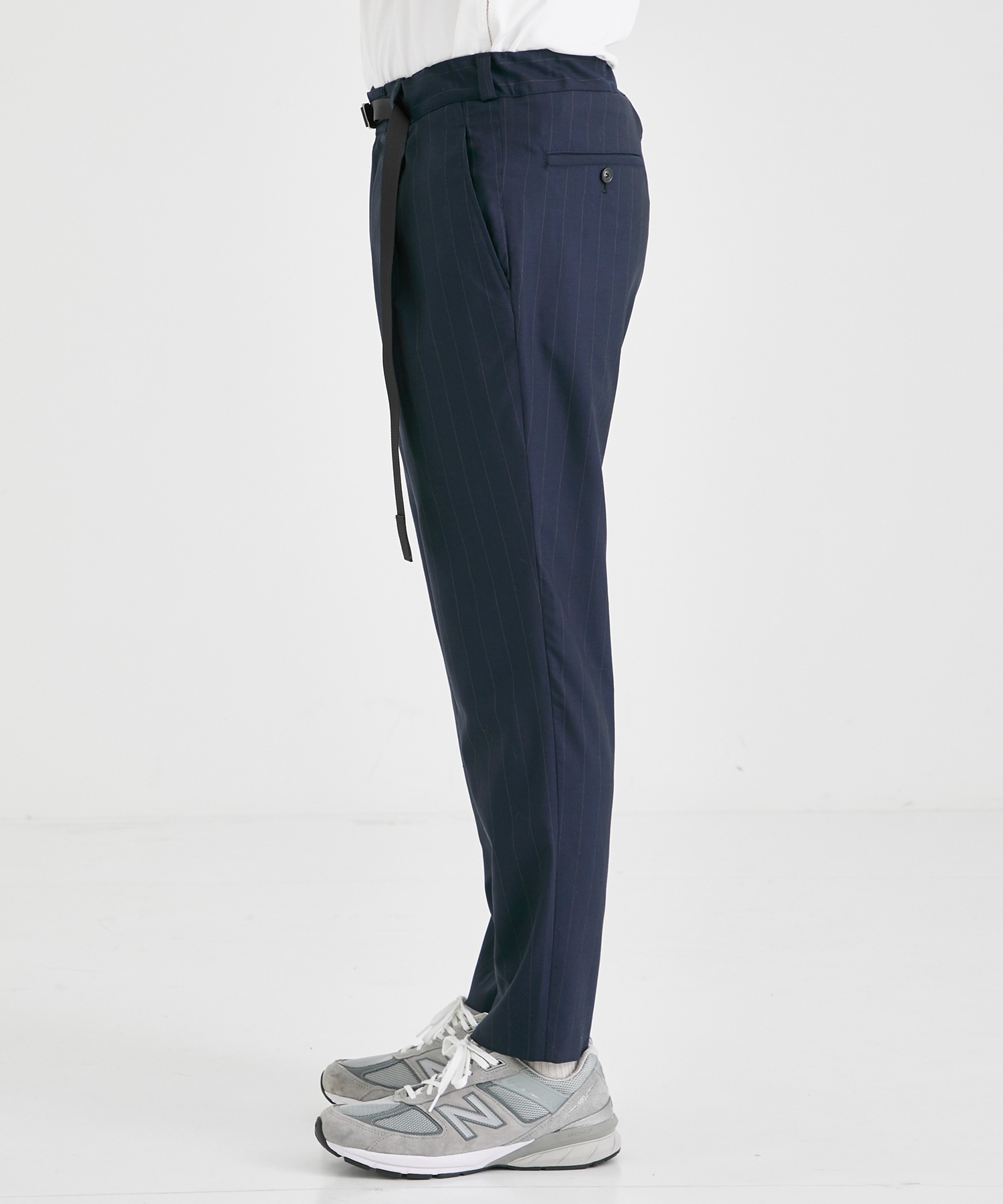 Tape Belt Slim Tapered Pants UJOH HOMME