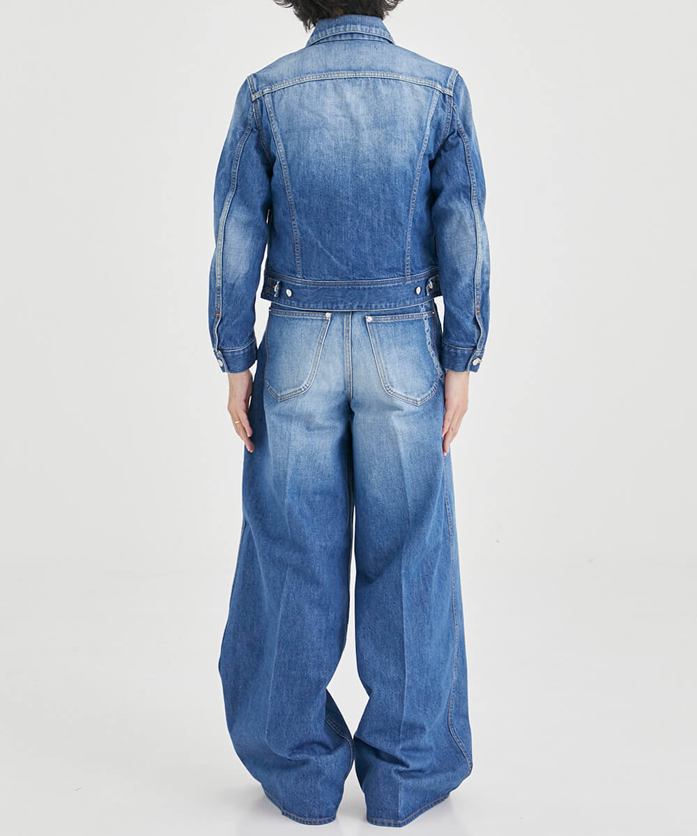 FADED BAGGY FIT JEANS(42 BLUE): M A S U: MEN｜THE TOKYO ONLINE STORE