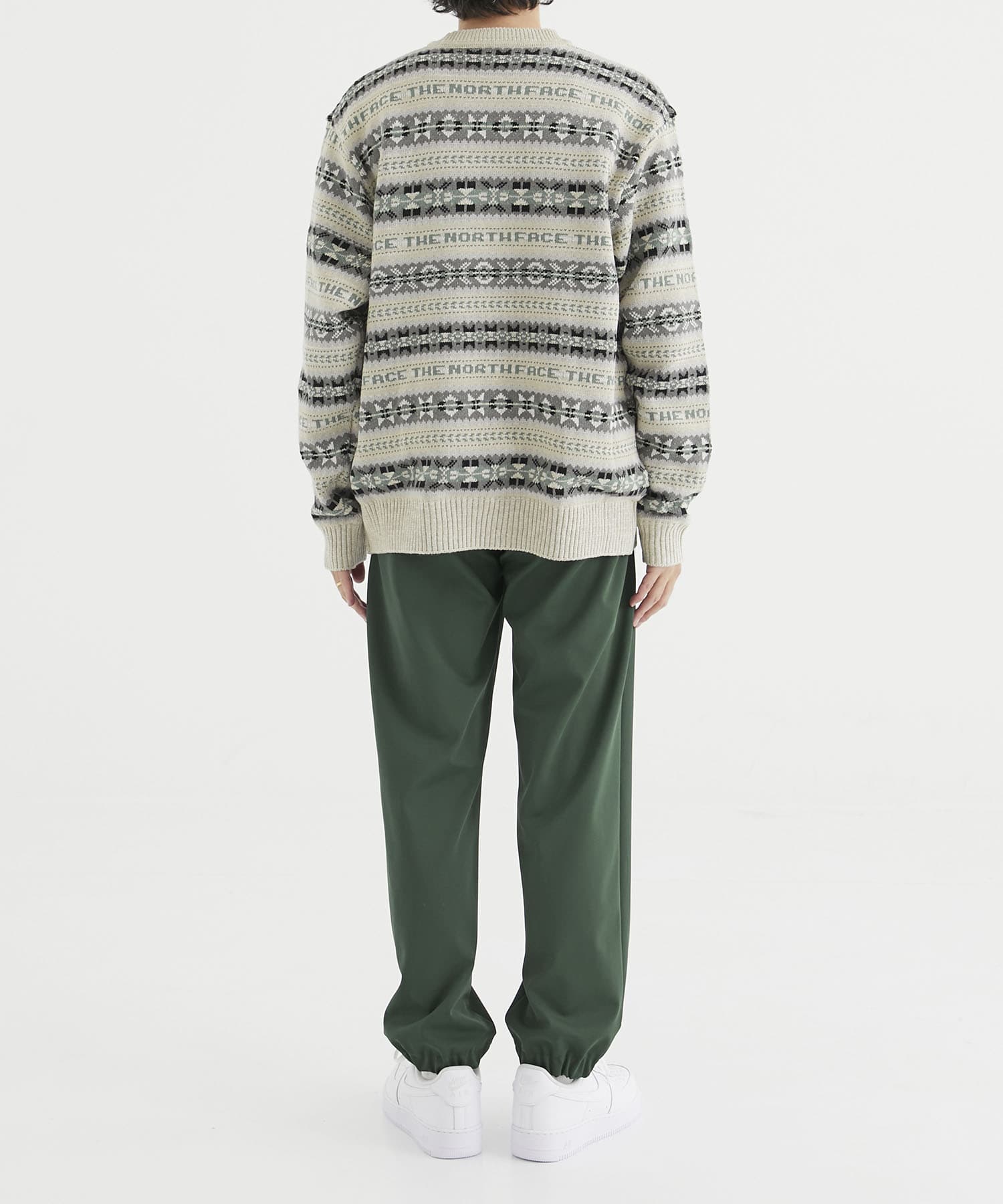 GORE-TEX INFINIUM Fair Isle Sweater(M BEIGE): THE NORTH FACE