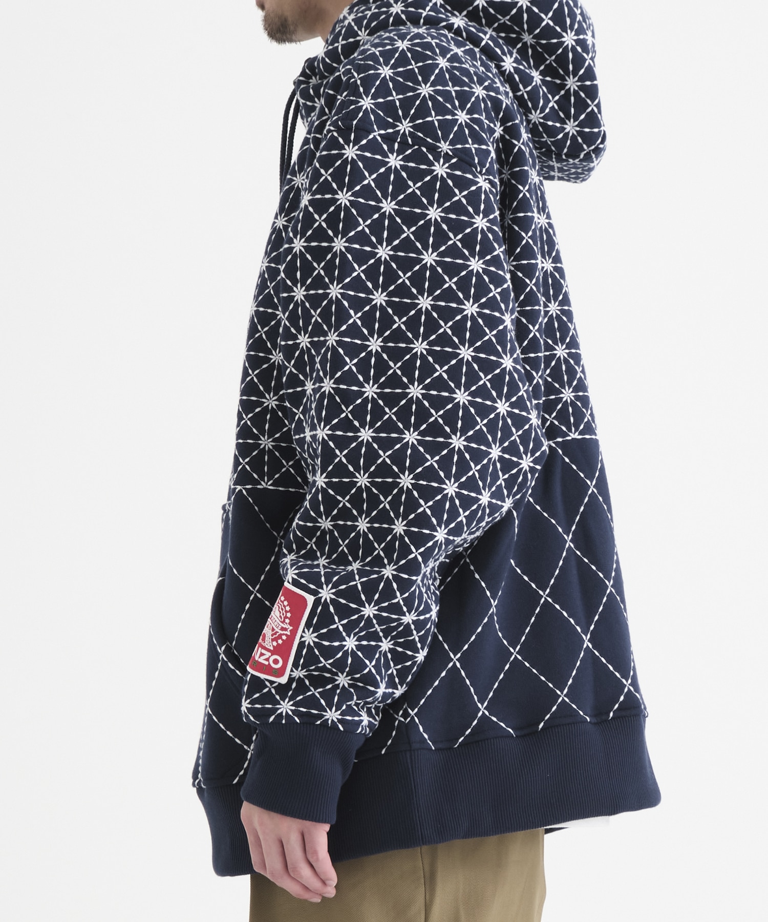 Kenzo Sashiko Stitch Oversized Hoodie M KENZO