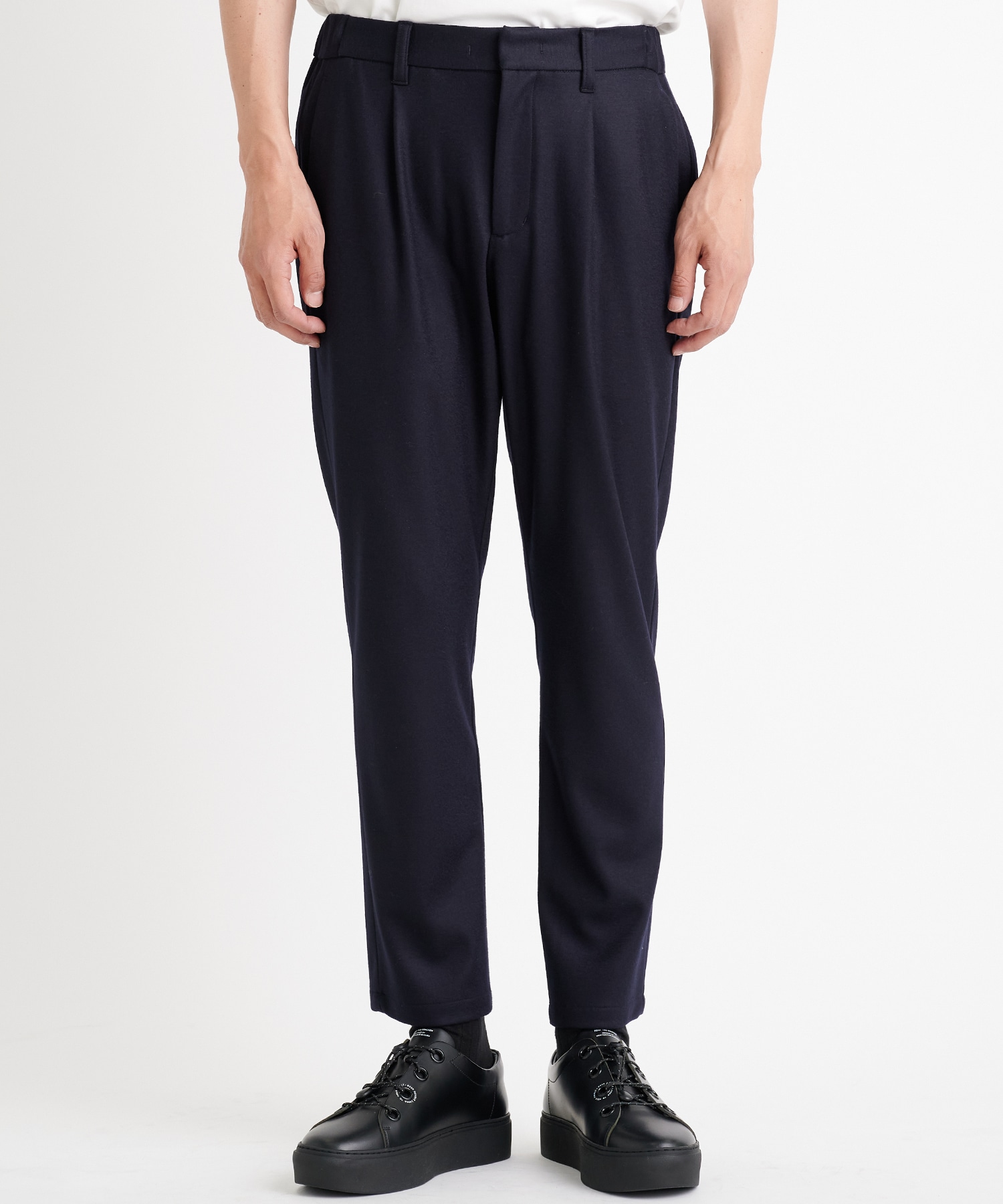 Flanne Lana Cashmere Touch Tapered Pants THE TOKYO