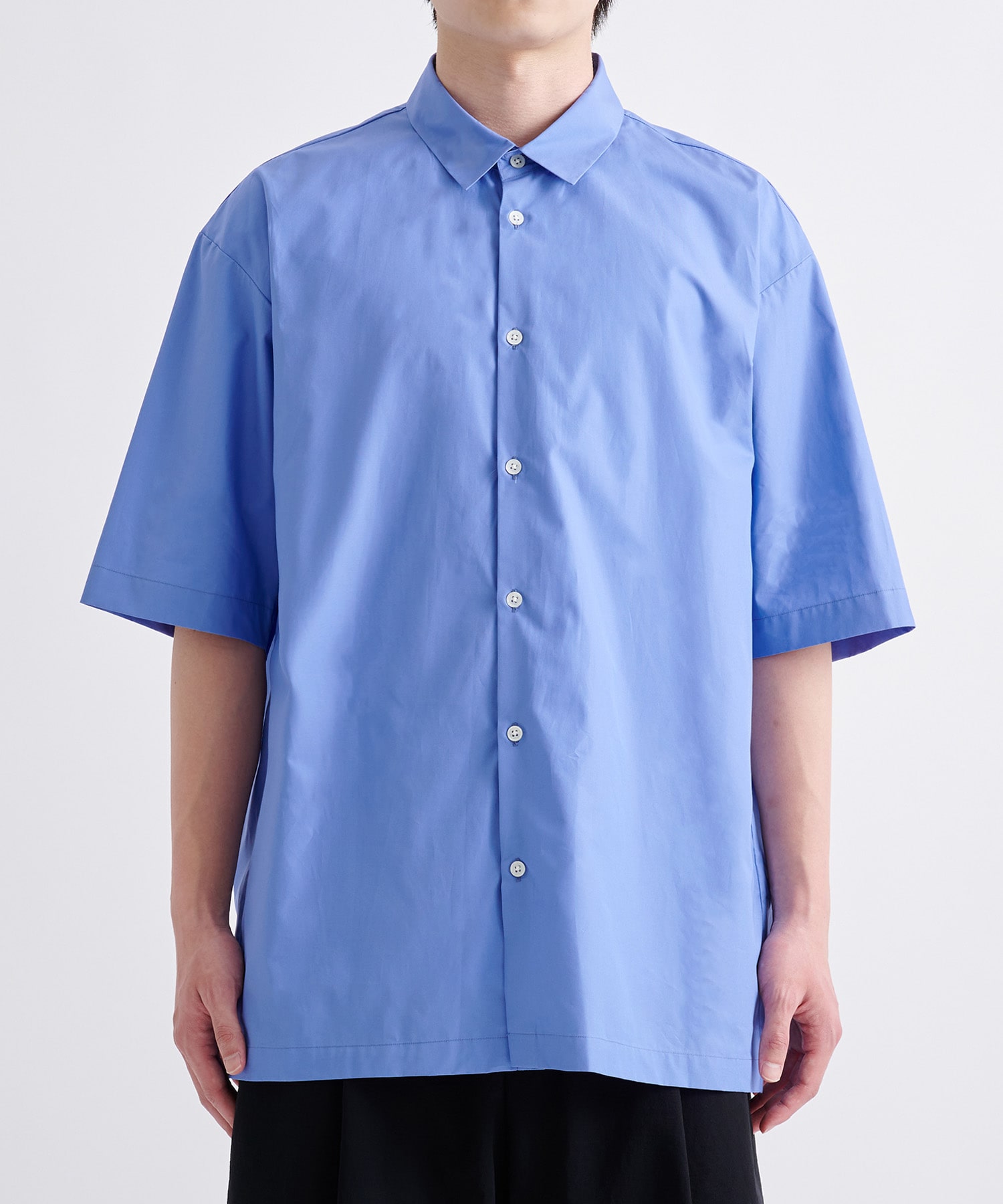 SUVIN BROAD OVERSIZED SHORT SLEEVE SHIRT ATON