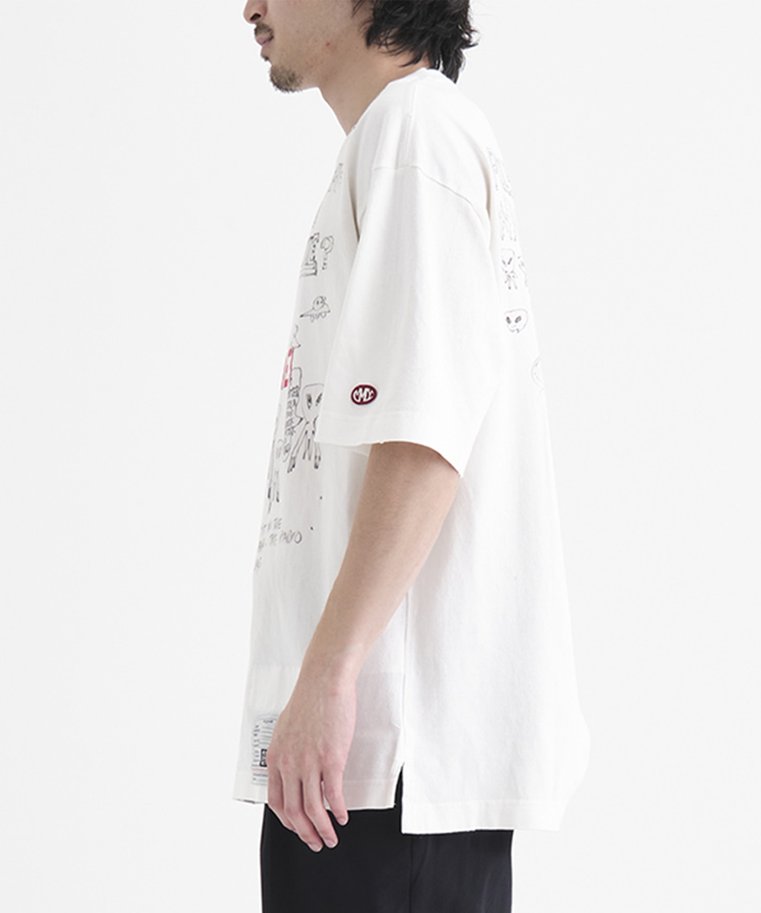 DISTRESSED TEE Maison MIHARA YASUHIRO