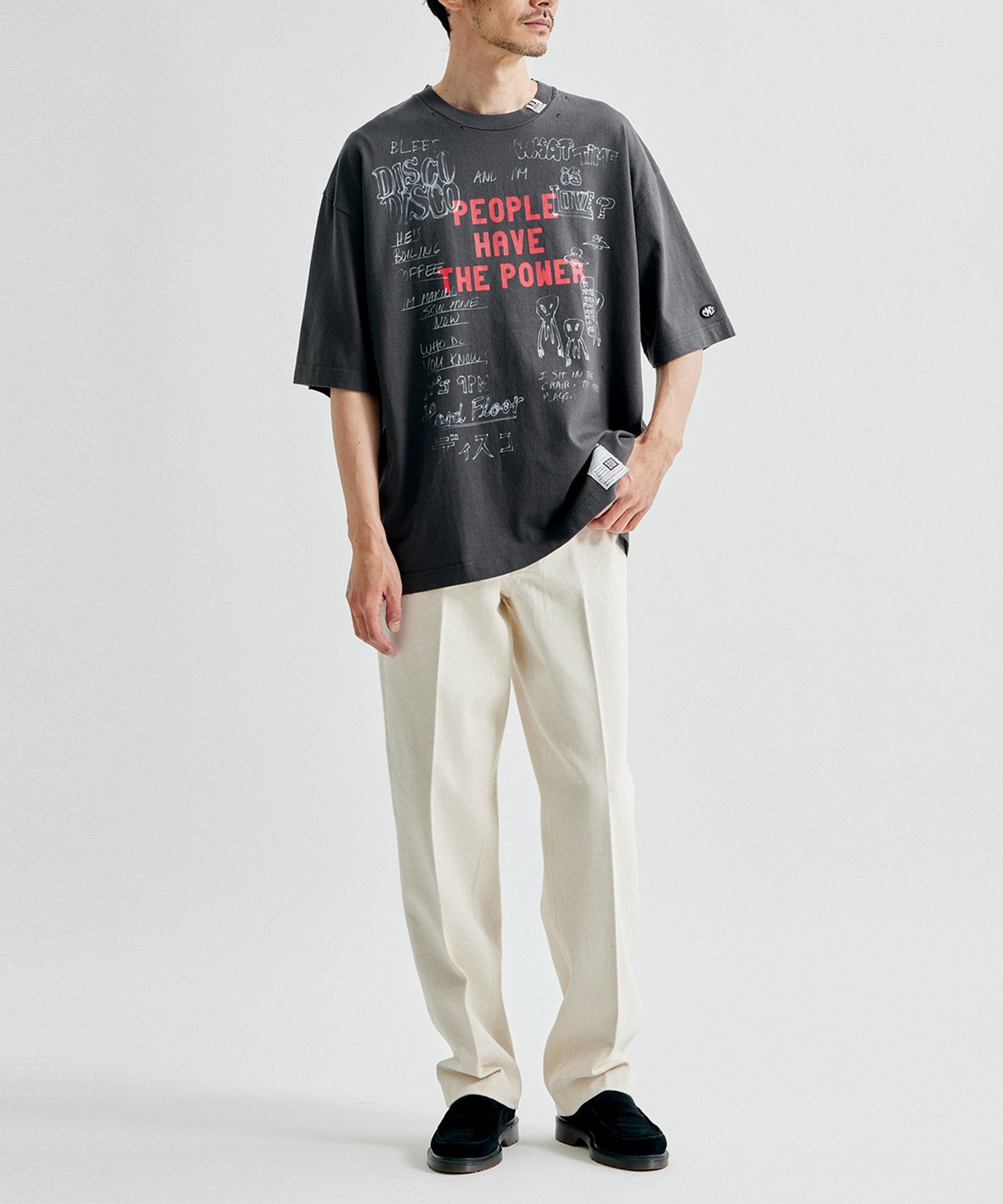 DISTRESSED TEE Maison MIHARA YASUHIRO