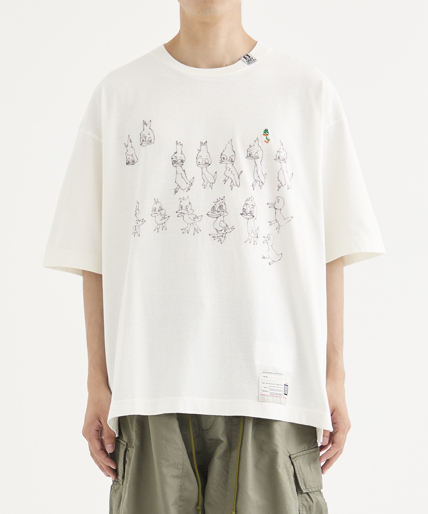 A13TS642 S/S TEE Maison MIHARA YASUHIRO