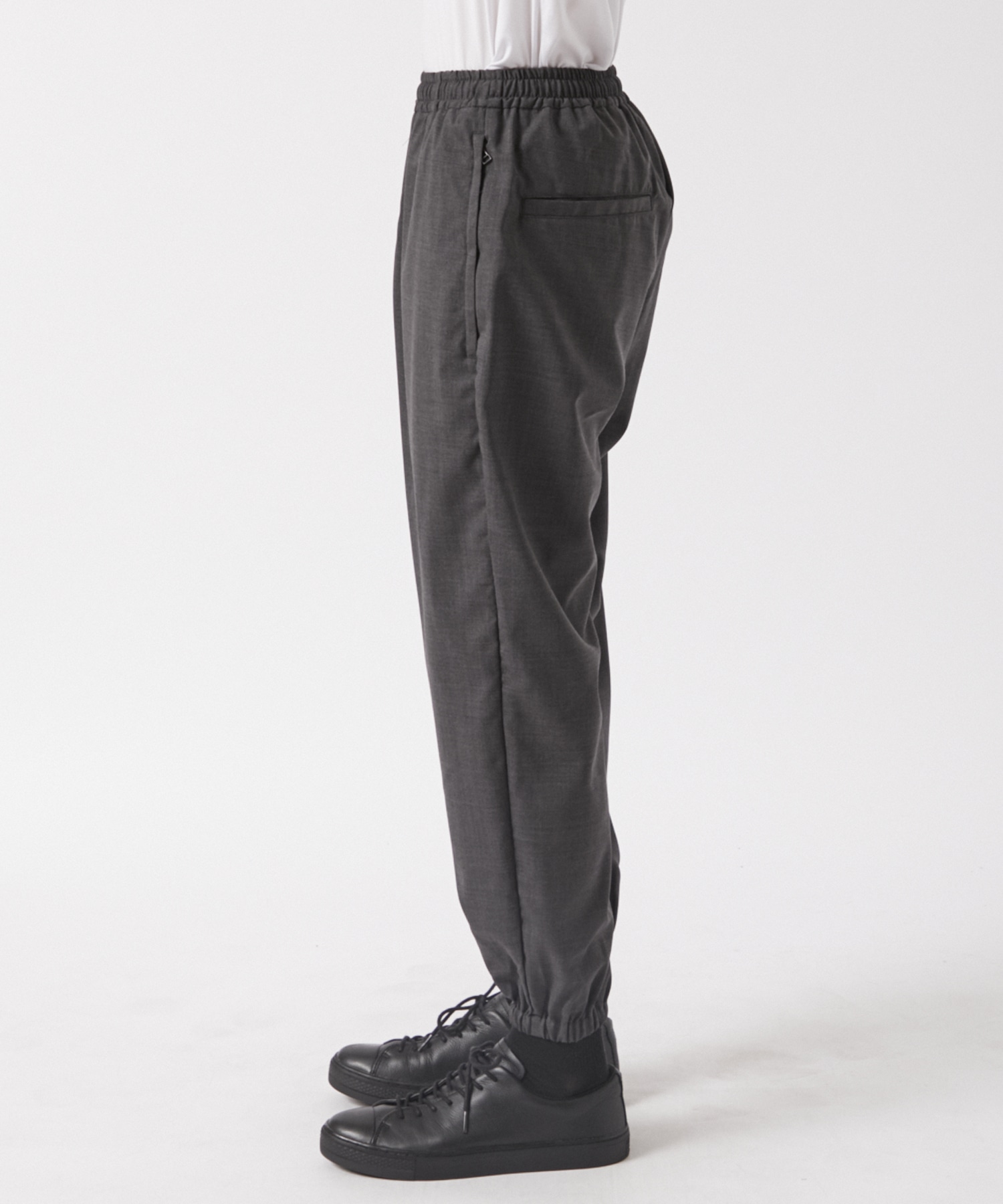 WOOL TROPICAL WIDE FIT JOGGER PANTS SOPHNET.