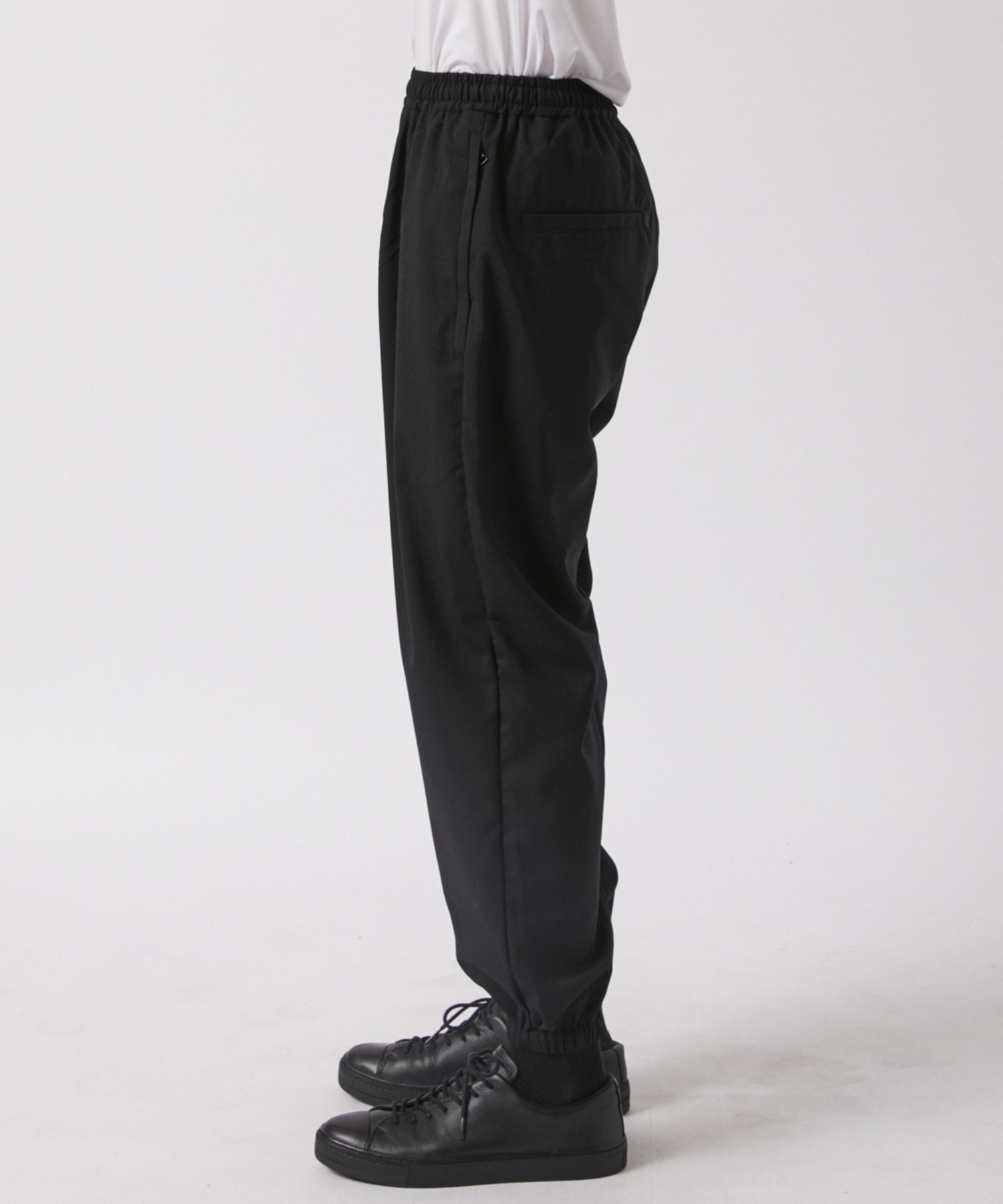 WOOL TROPICAL WIDE FIT JOGGER PANTS SOPHNET.