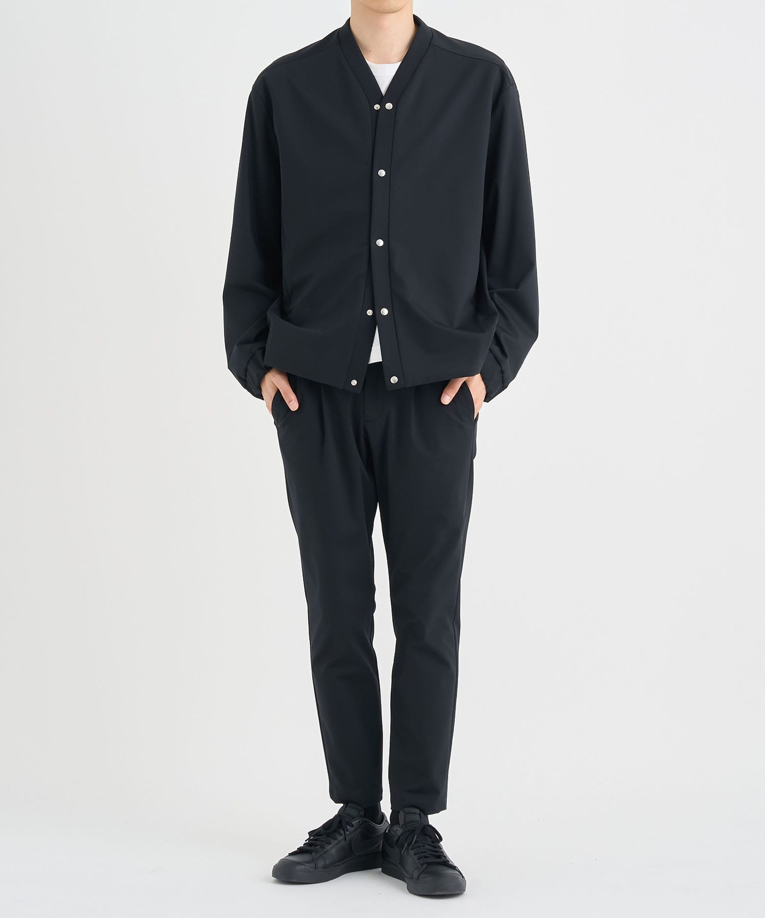 Matte Washable High Function Jersey Tapered Pants THE TOKYO