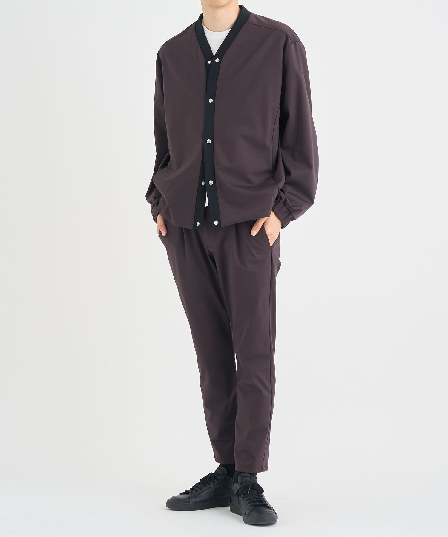 Matte Washable High Function Jersey Tapered Pants THE TOKYO